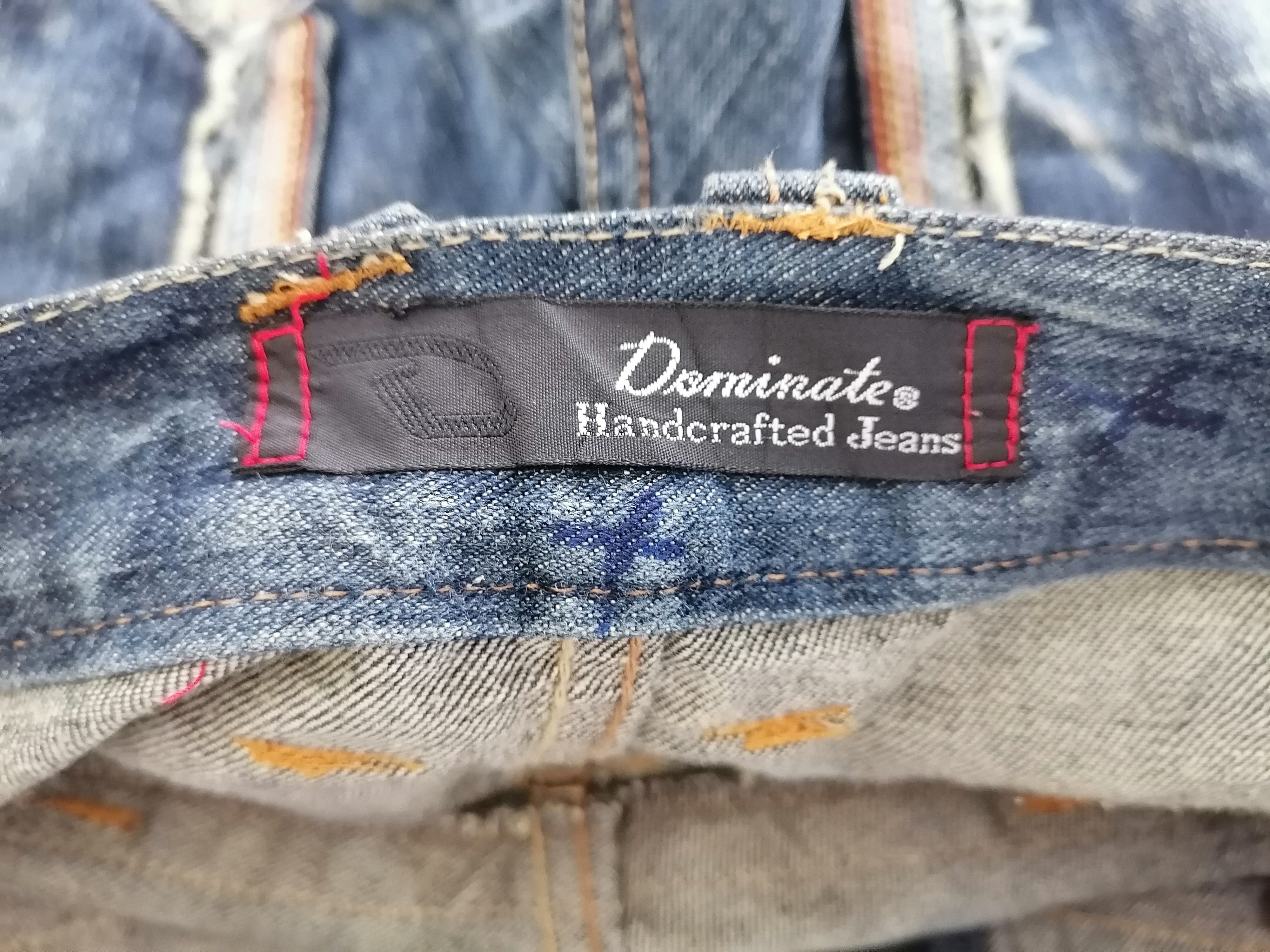 If Six Was Nine × Japanese Brand Dominate Double Waist Claw Mark Distressed Denim Pants Size US 32 / EU 48 - 9 Thumbnail