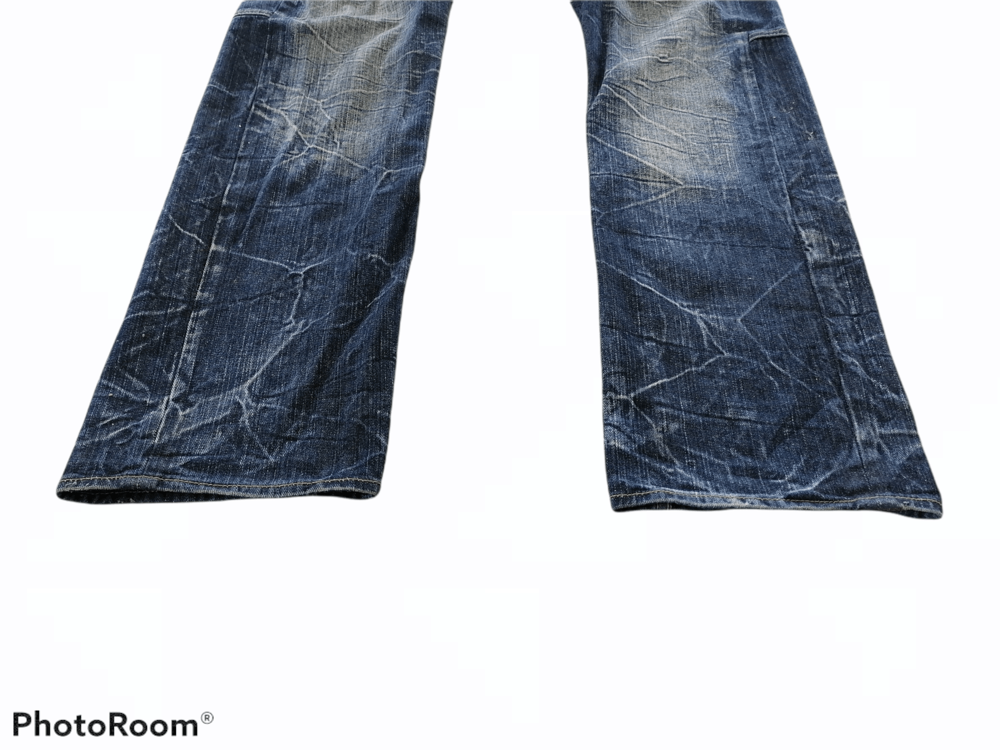If Six Was Nine × Japanese Brand Dominate Double Waist Claw Mark Distressed Denim Pants Size US 32 / EU 48 - 8 Thumbnail