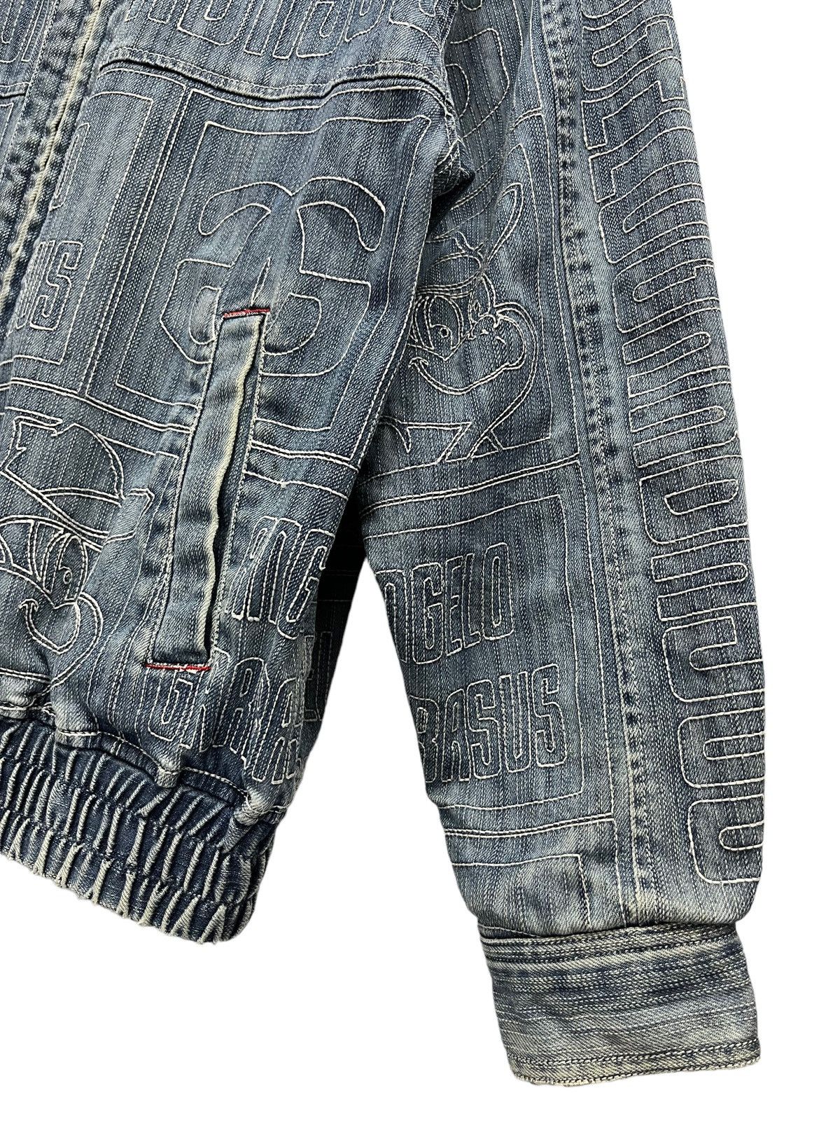 Japanese Brand 🔥Vintage 90’s ANGELO GARBASUS Full Embroidery Denim Jacket Size US M / EU 48-50 / 2 - 14 Thumbnail