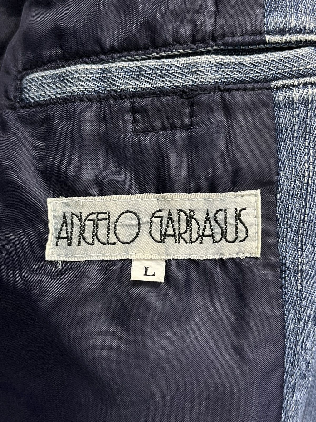 Japanese Brand 🔥Vintage 90’s ANGELO GARBASUS Full Embroidery Denim Jacket Size US M / EU 48-50 / 2 - 21 Thumbnail