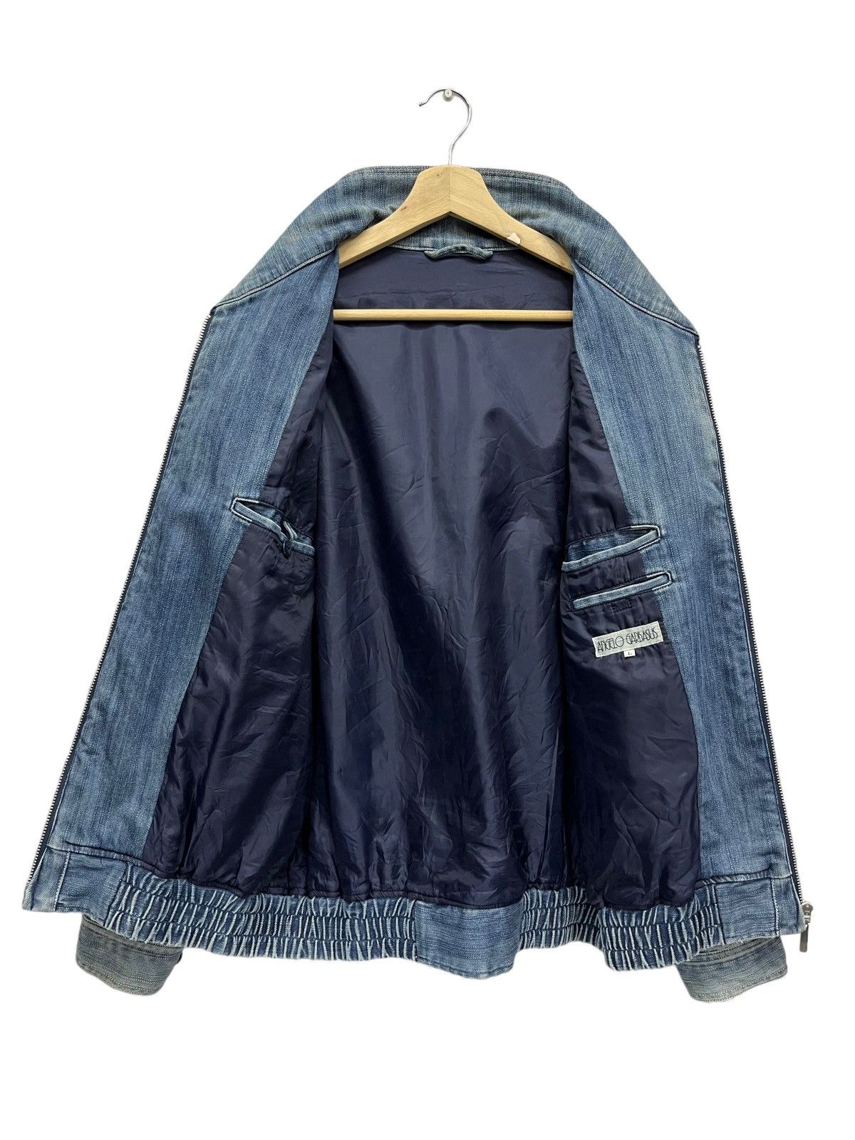 Japanese Brand 🔥Vintage 90’s ANGELO GARBASUS Full Embroidery Denim Jacket Size US M / EU 48-50 / 2 - 22 Thumbnail