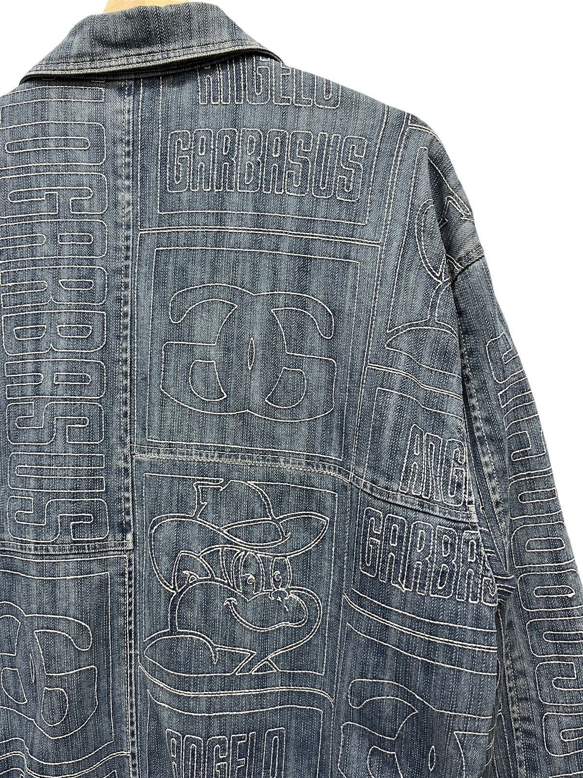 Japanese Brand 🔥Vintage 90’s ANGELO GARBASUS Full Embroidery Denim Jacket Size US M / EU 48-50 / 2 - 19 Thumbnail