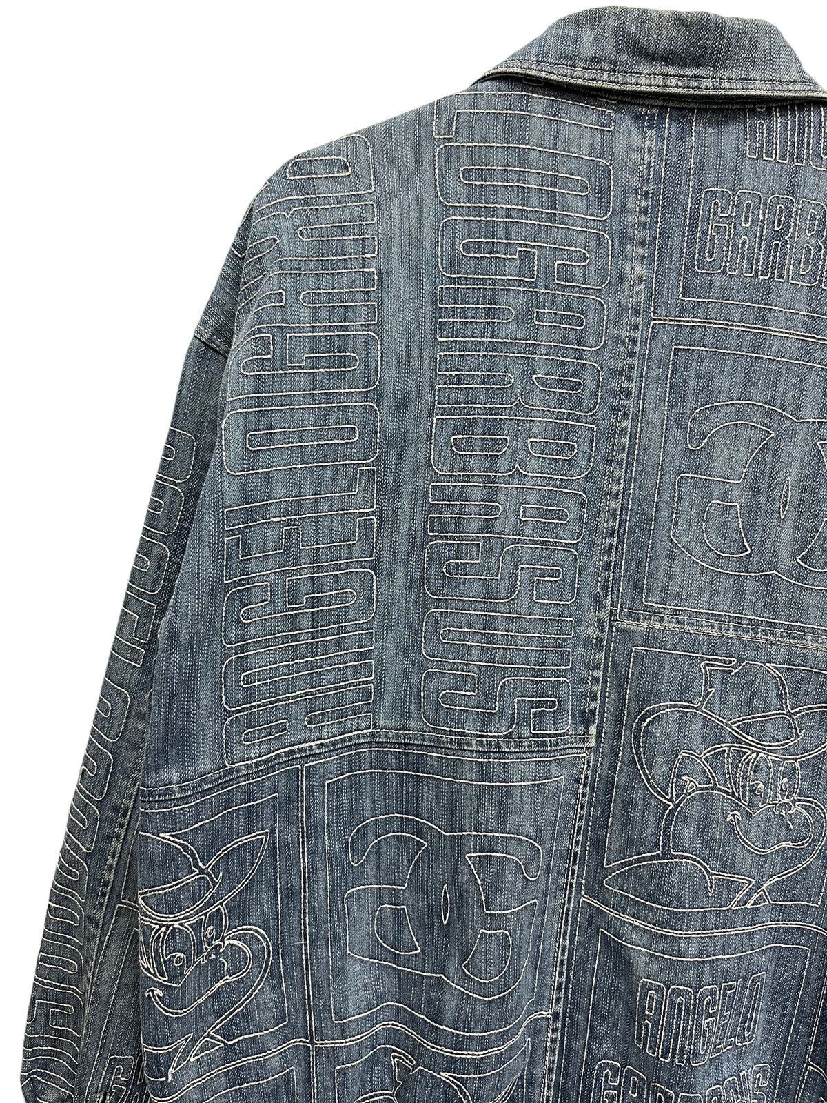 Japanese Brand 🔥Vintage 90’s ANGELO GARBASUS Full Embroidery Denim Jacket Size US M / EU 48-50 / 2 - 18 Thumbnail