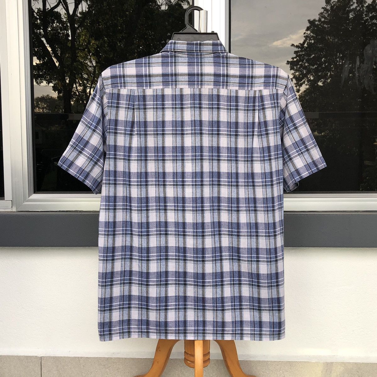 Burberry Authentic Burberry London Checked Short Sleeve Shirt Size US L / EU 52-54 / 3 - 10 Thumbnail