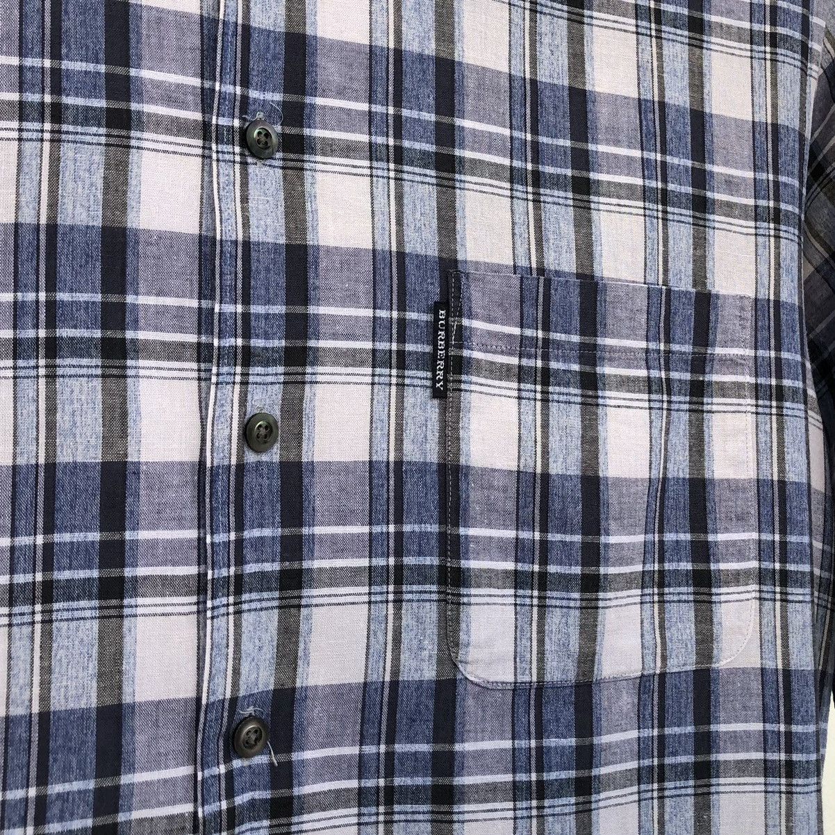 Burberry Authentic Burberry London Checked Short Sleeve Shirt Size US L / EU 52-54 / 3 - 7 Thumbnail