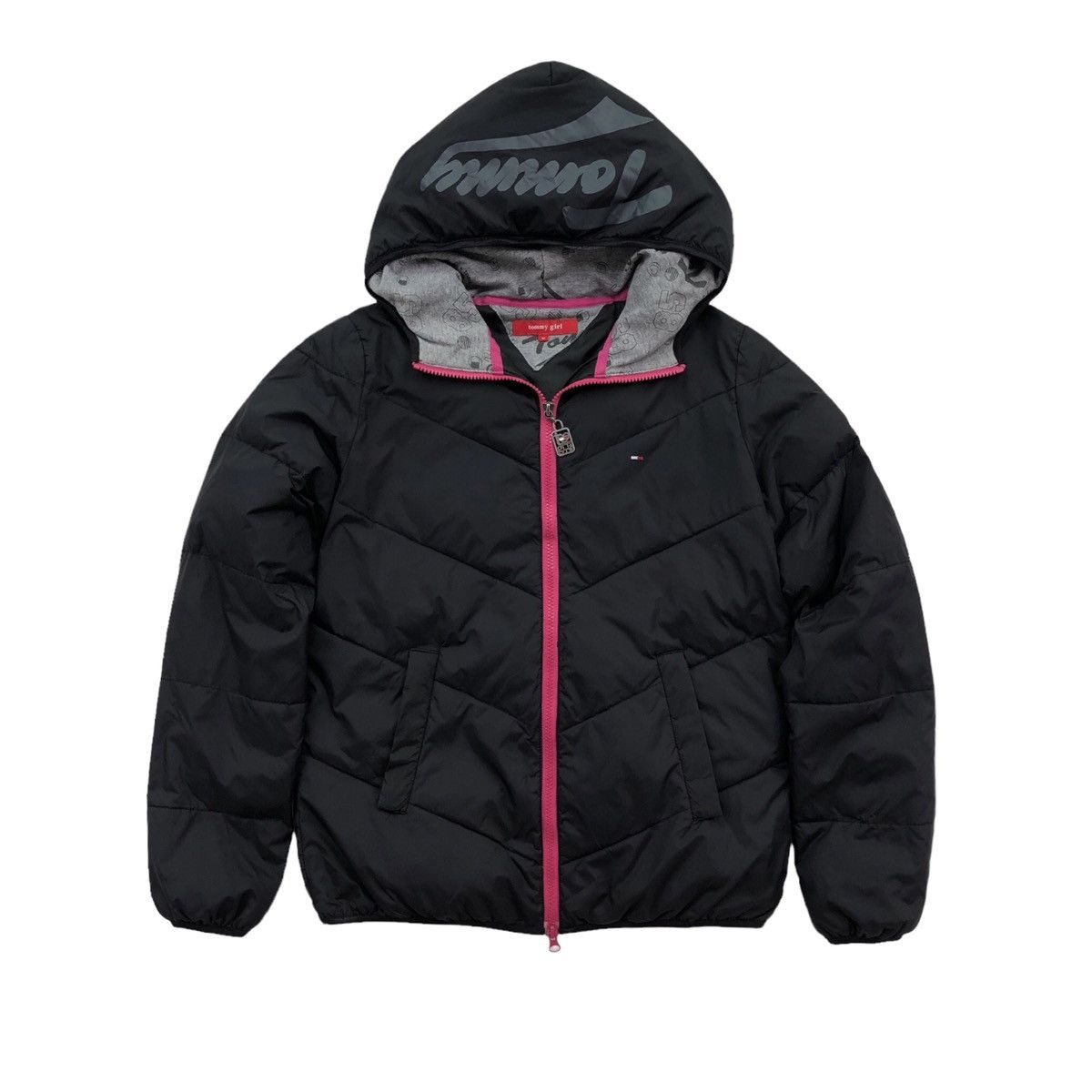 Tommy Hilfiger Tommy Hilfiger Women Puffer With Hoodie Jacket Size M / US 6-8 / IT 42-44 - 1 Thumbnail
