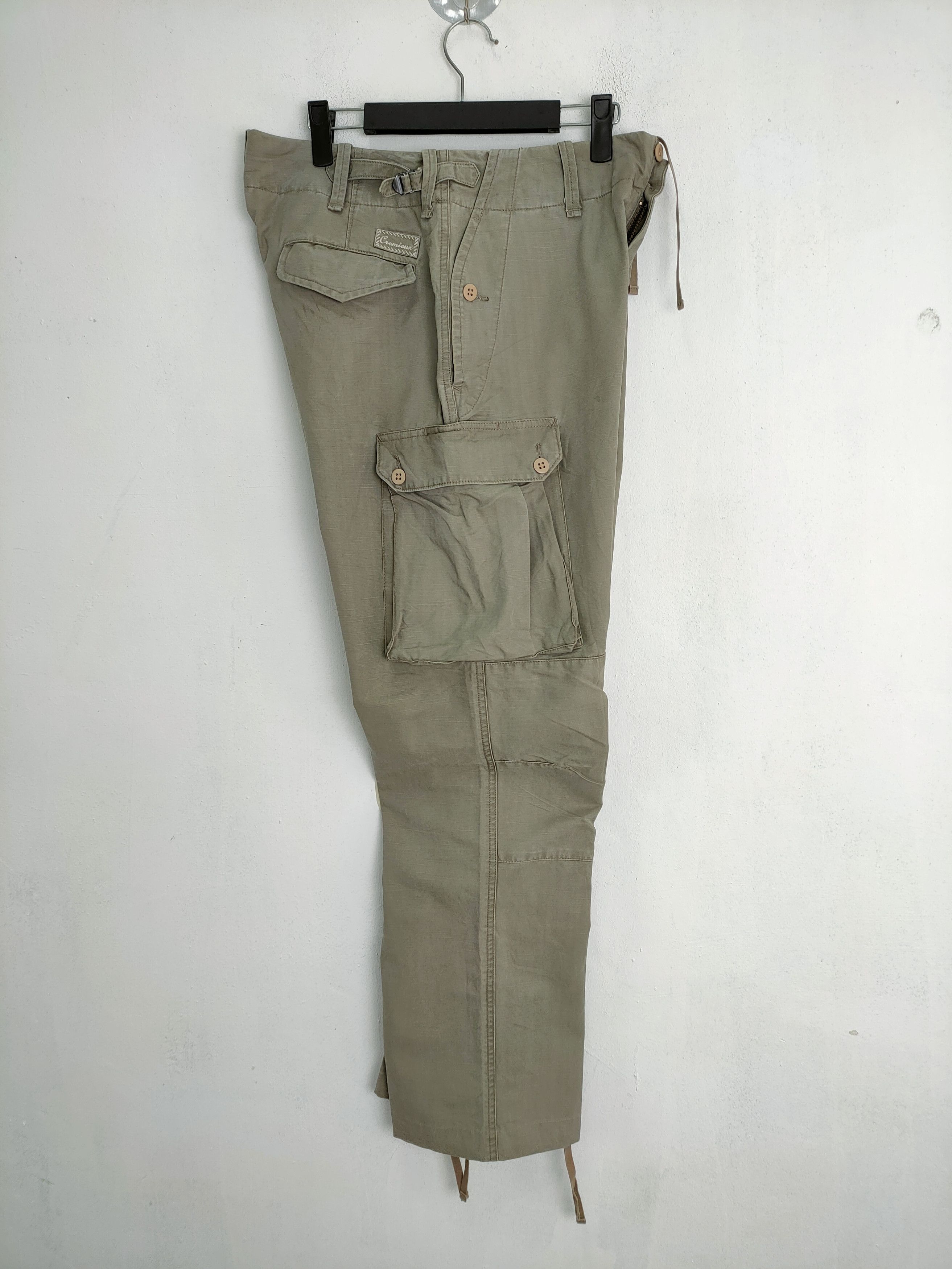 Cremieux CREMIEUX BAGGY CARGO PANTS MULTIPOCKET TACTICAL Size US 30 / EU 46 - 14 Thumbnail