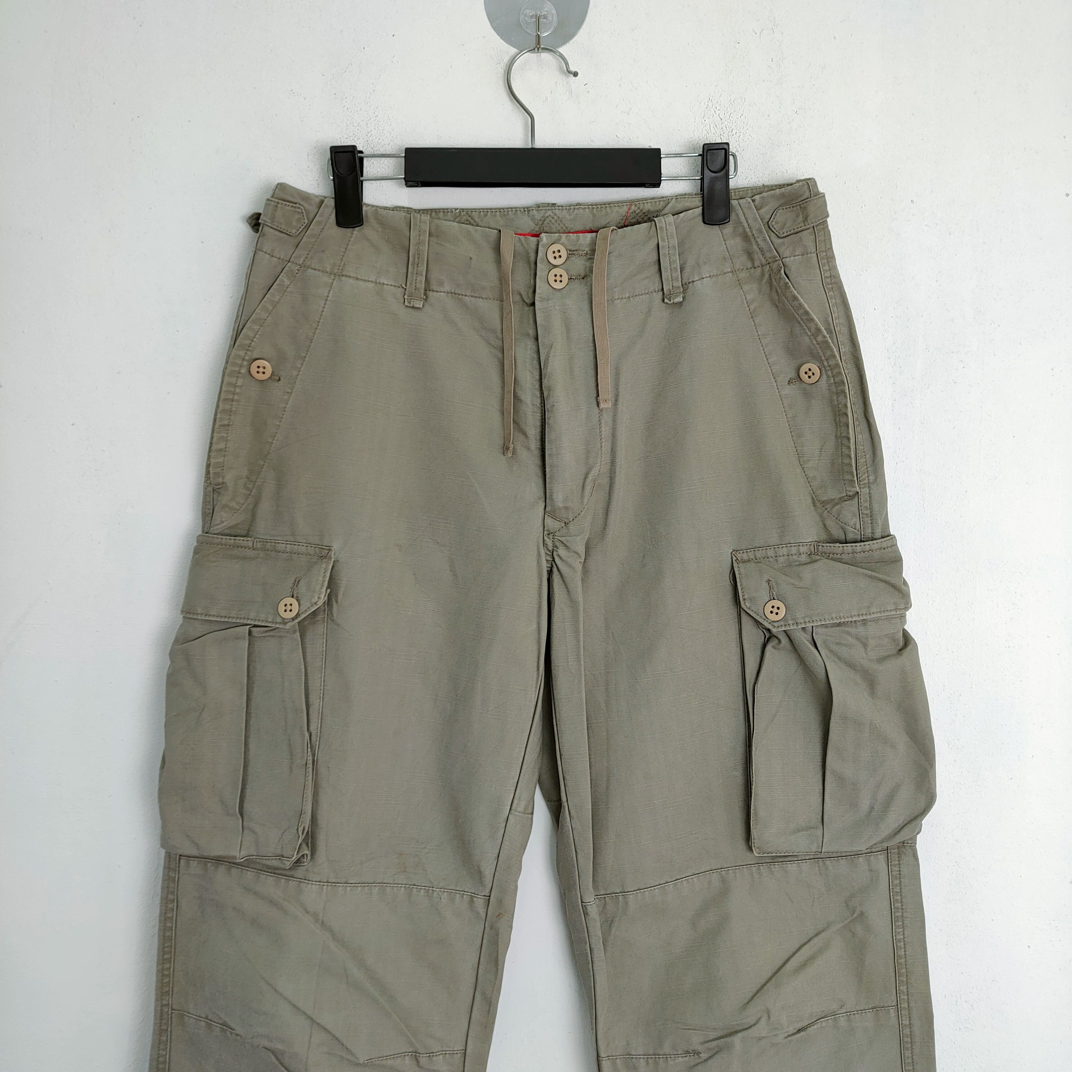Cremieux CREMIEUX BAGGY CARGO PANTS MULTIPOCKET TACTICAL Size US 30 / EU 46 - 2 Thumbnail