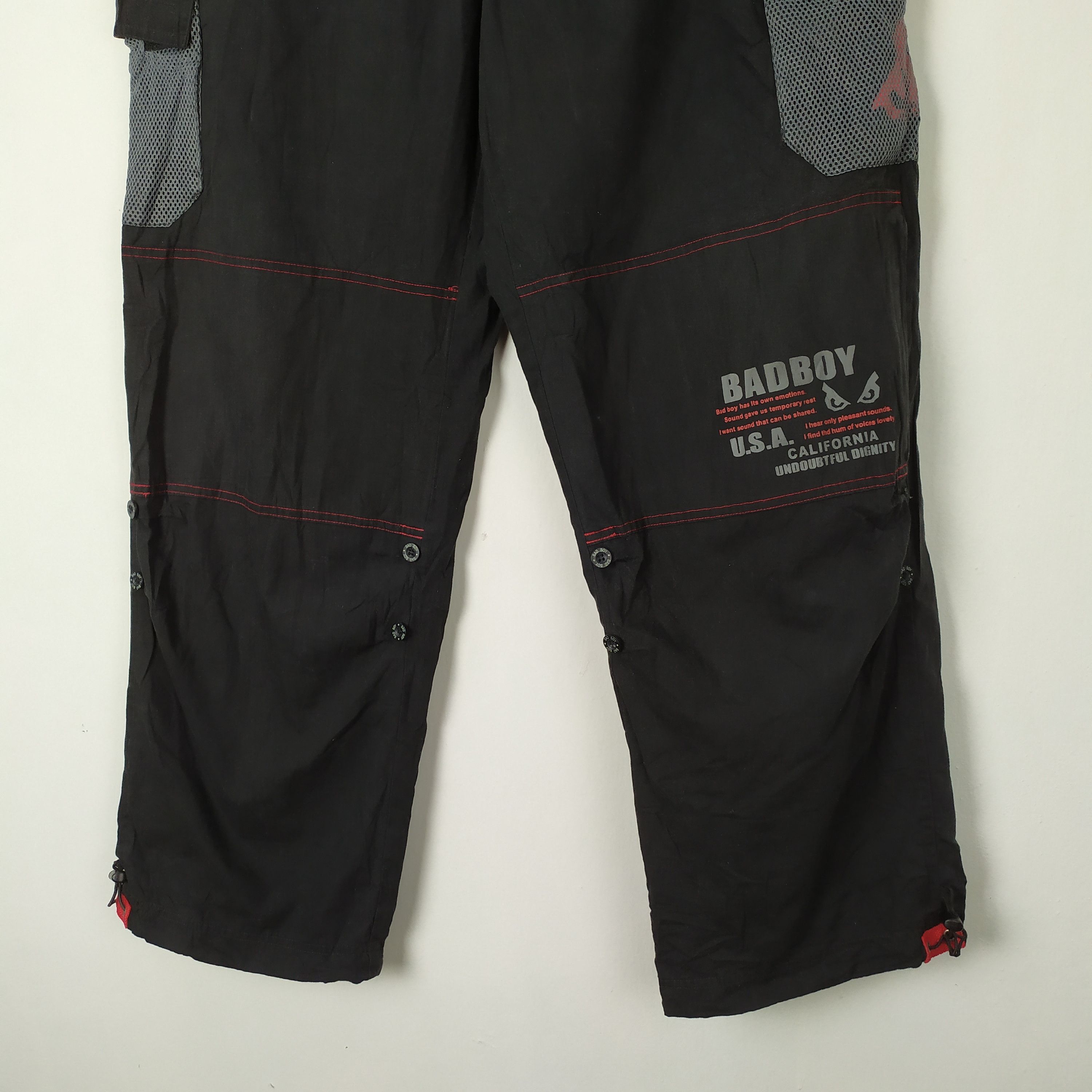 Revenge VINTAGE BAD BOY CARGO PANTS Size US 32 / EU 48 - 4 Thumbnail