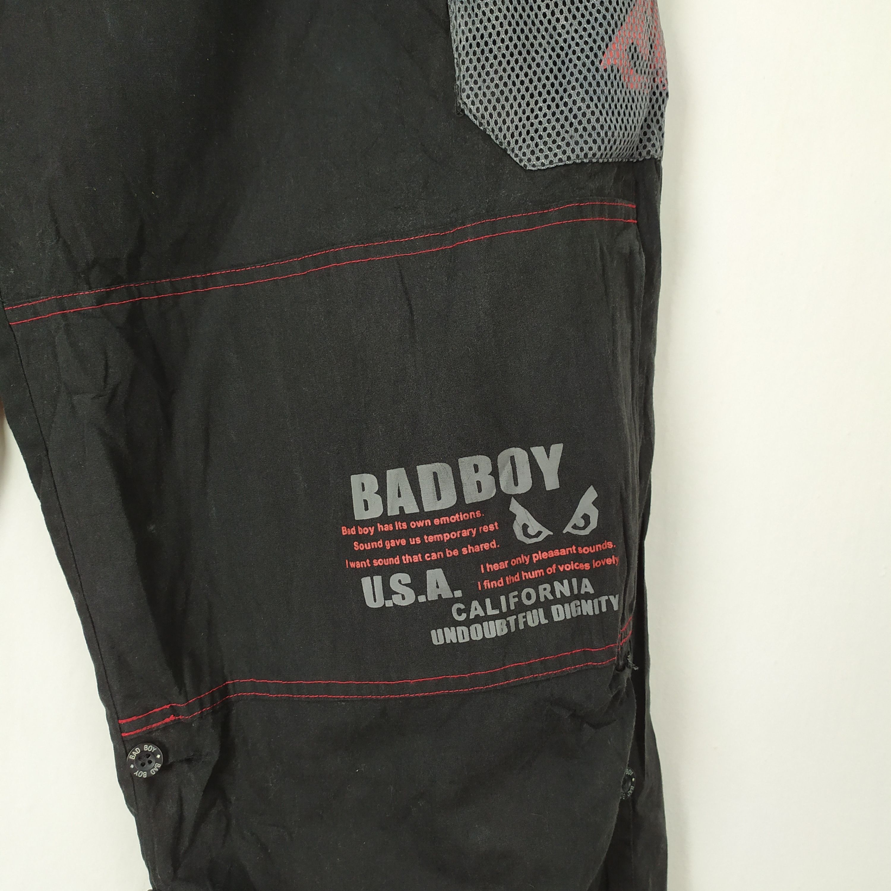 Revenge VINTAGE BAD BOY CARGO PANTS Size US 32 / EU 48 - 5 Thumbnail