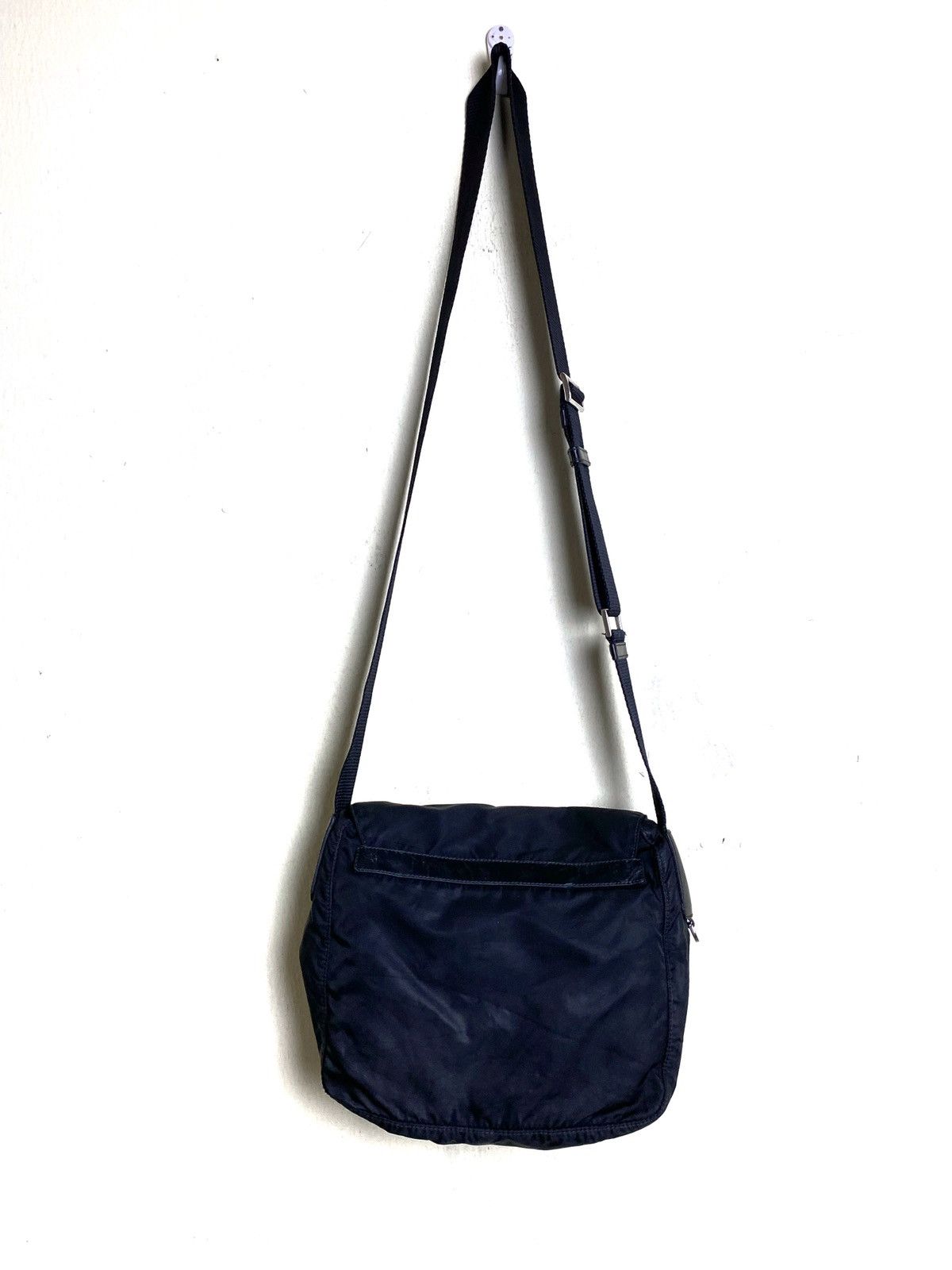 Prada Authentic PRADA Black Tessuto Nylon Shoulder Crossbody Bag Size ONE SIZE - 11 Thumbnail