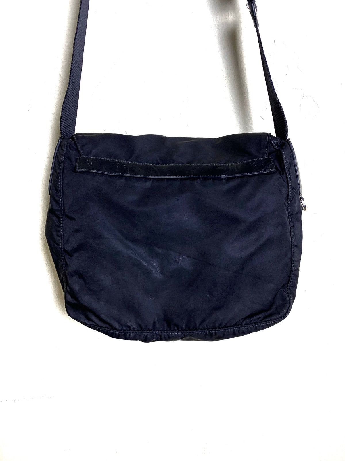 Prada Authentic PRADA Black Tessuto Nylon Shoulder Crossbody Bag Size ONE SIZE - 12 Thumbnail
