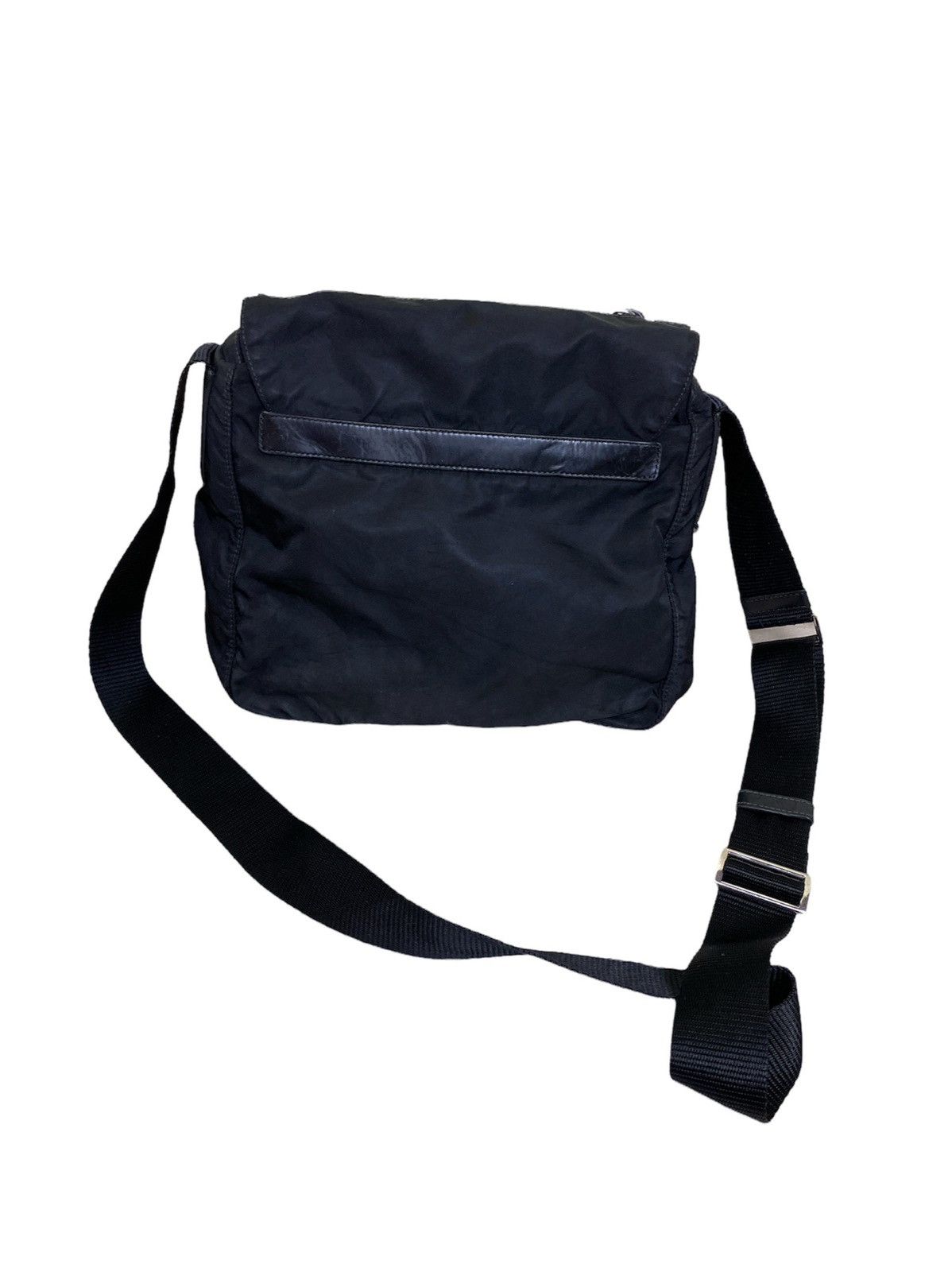 Prada Authentic PRADA Black Tessuto Nylon Shoulder Crossbody Bag Size ONE SIZE - 2 Thumbnail