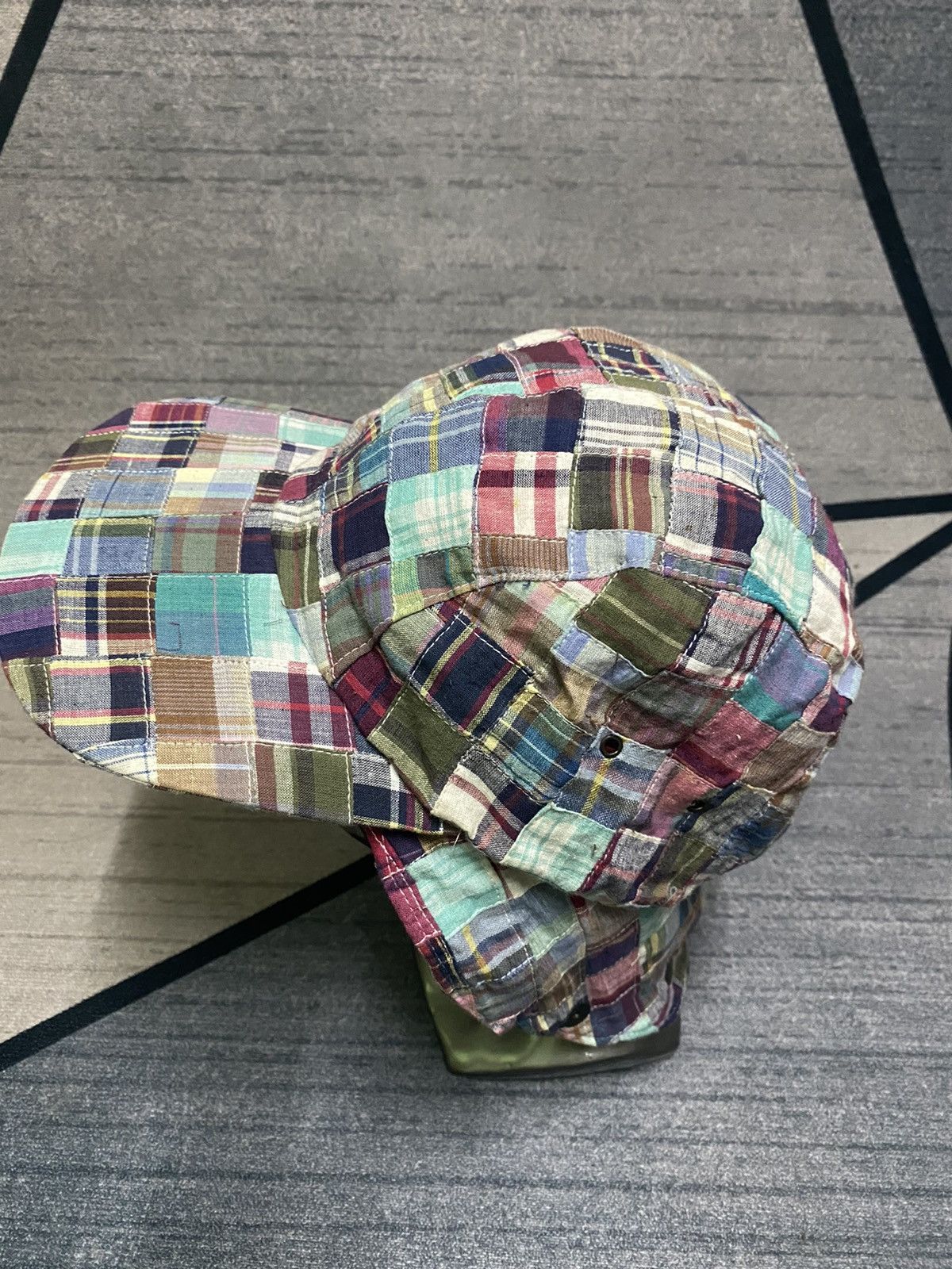 Japanese Brand SAHARA MADE IN France Patchwork Earlap Hat Size ONE SIZE - 5 Thumbnail
