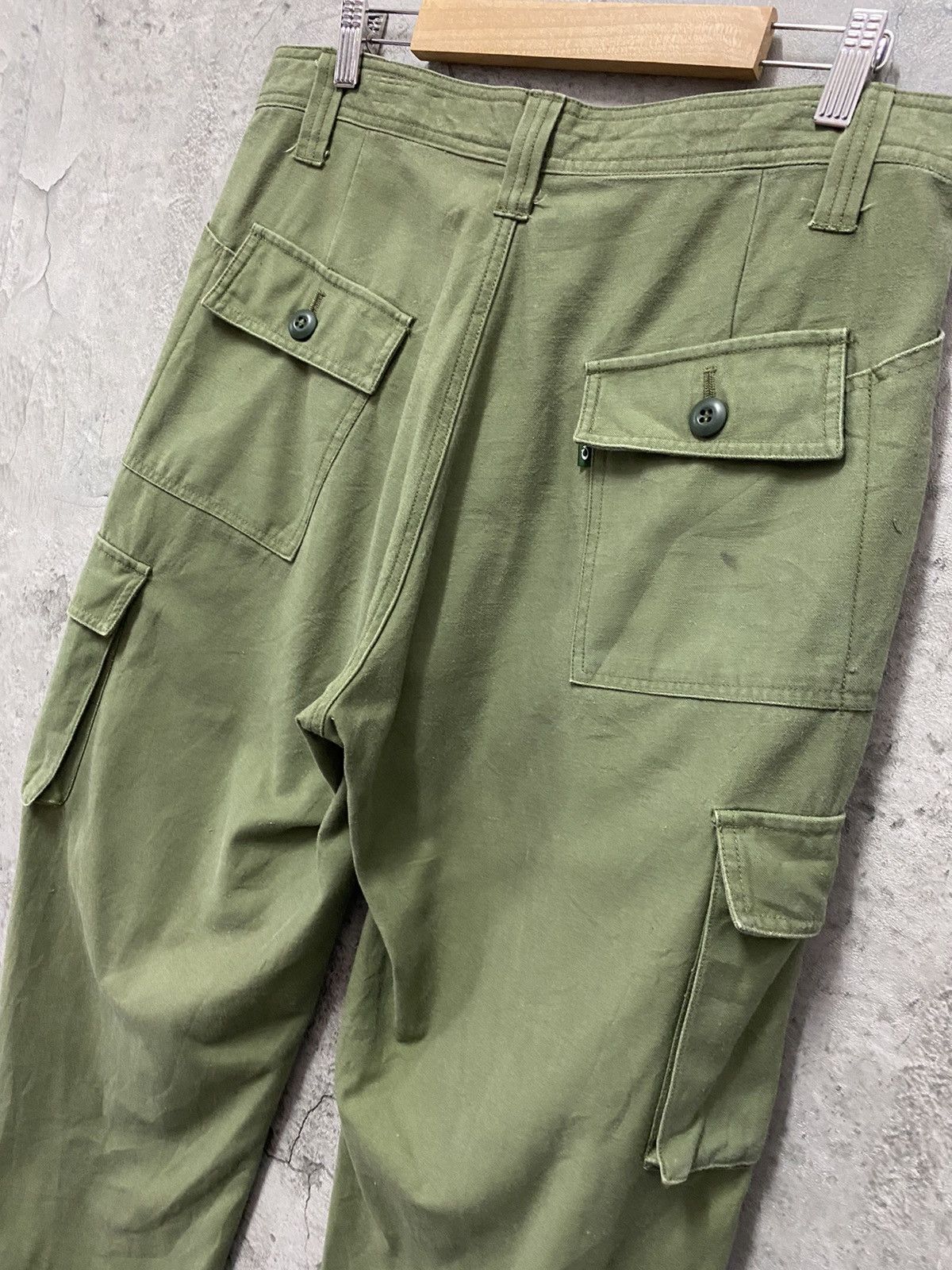 Designer Vintage Capitan Japan Cargo Baker Pants Military Style Size US 32 / EU 48 - 14 Thumbnail