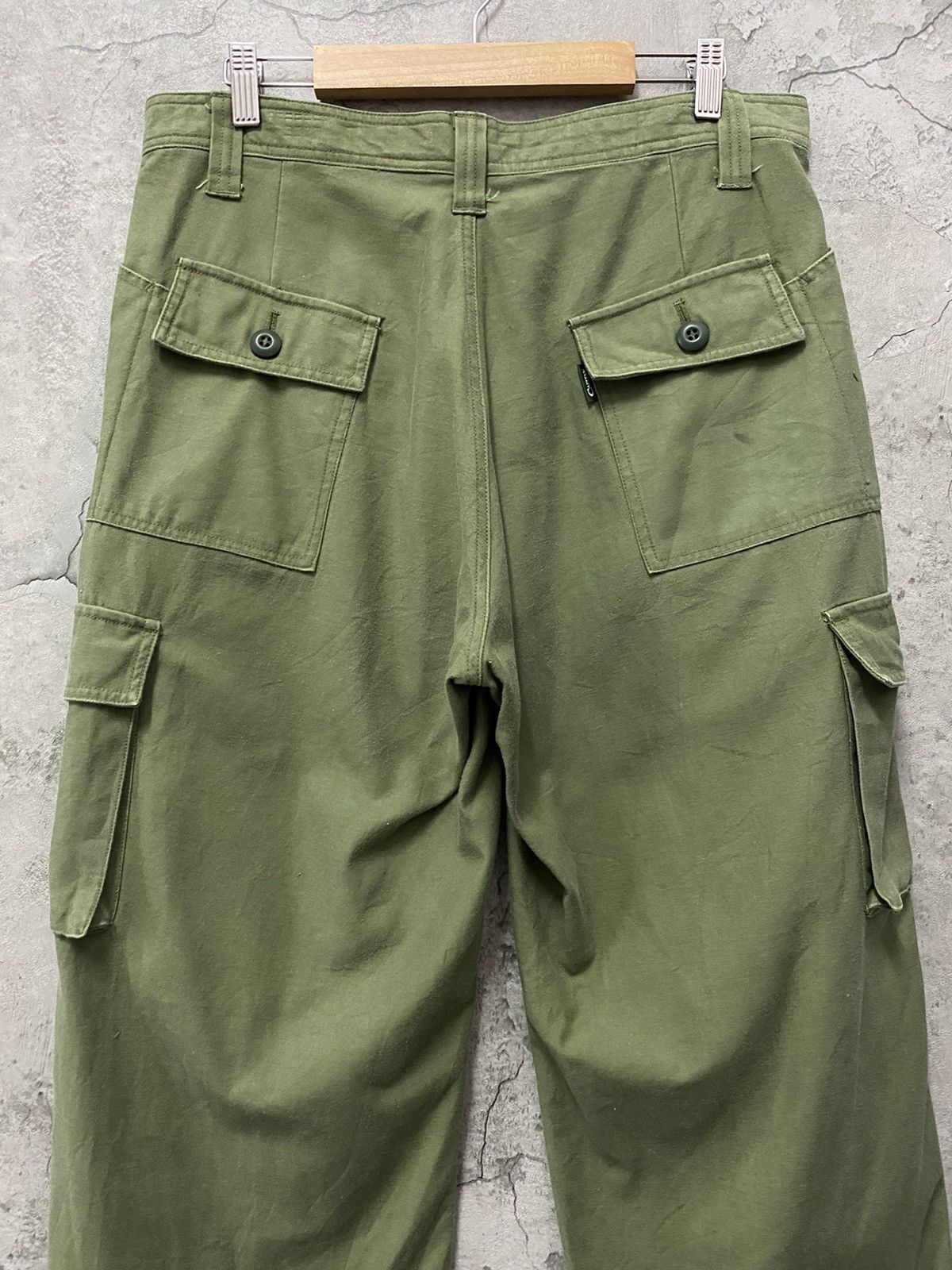 Designer Vintage Capitan Japan Cargo Baker Pants Military Style Size US 32 / EU 48 - 12 Thumbnail