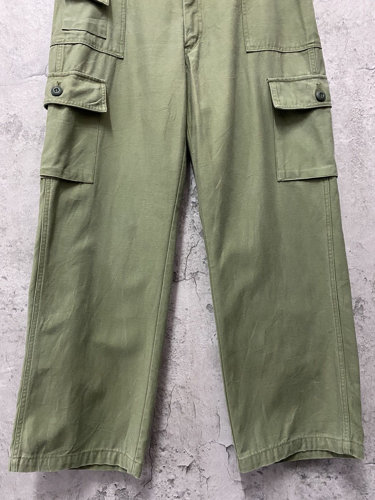 Designer Vintage Capitan Japan Cargo Baker Pants Military Style Size US 32 / EU 48 - 5 Thumbnail