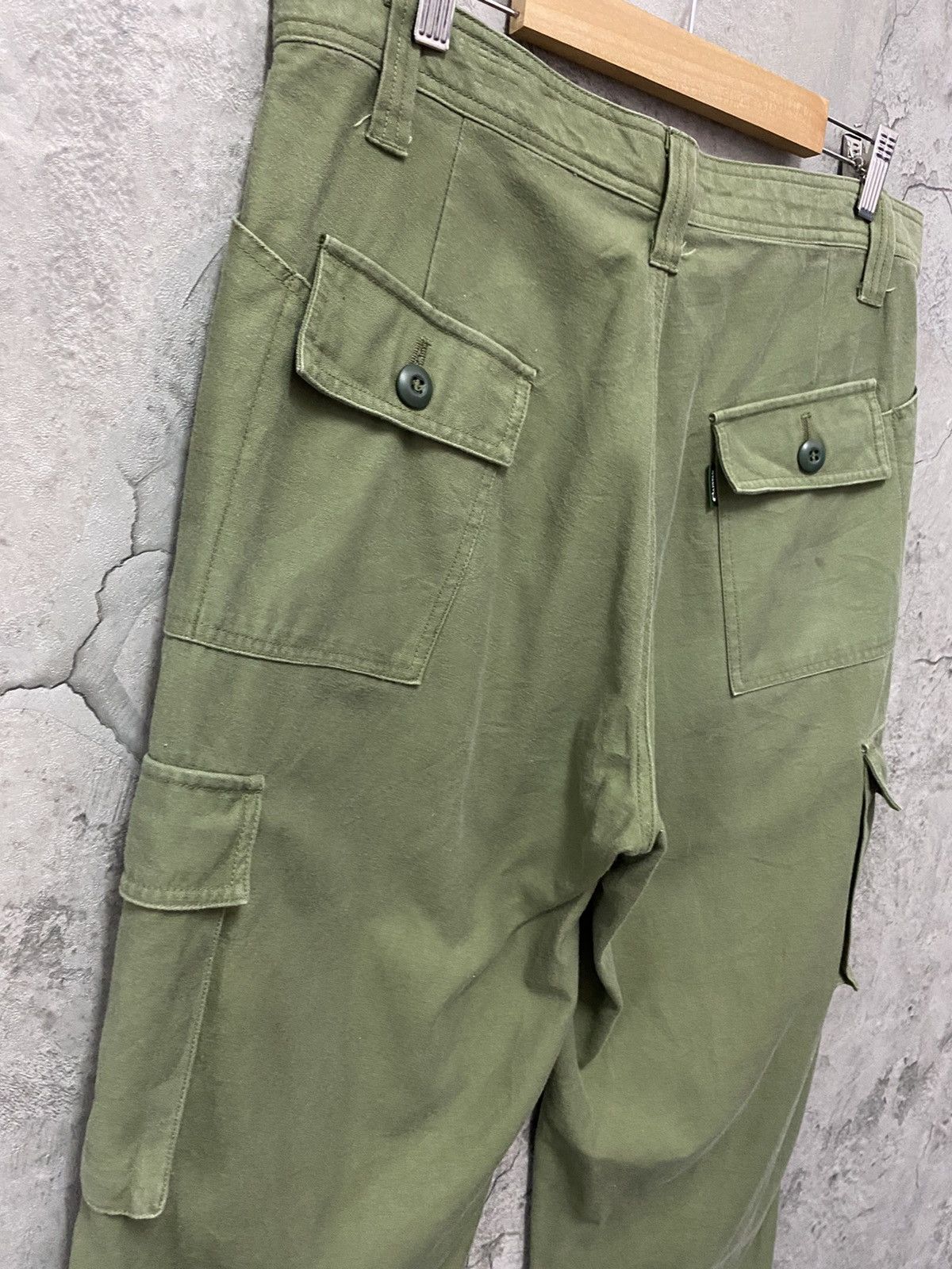 Designer Vintage Capitan Japan Cargo Baker Pants Military Style Size US 32 / EU 48 - 15 Thumbnail
