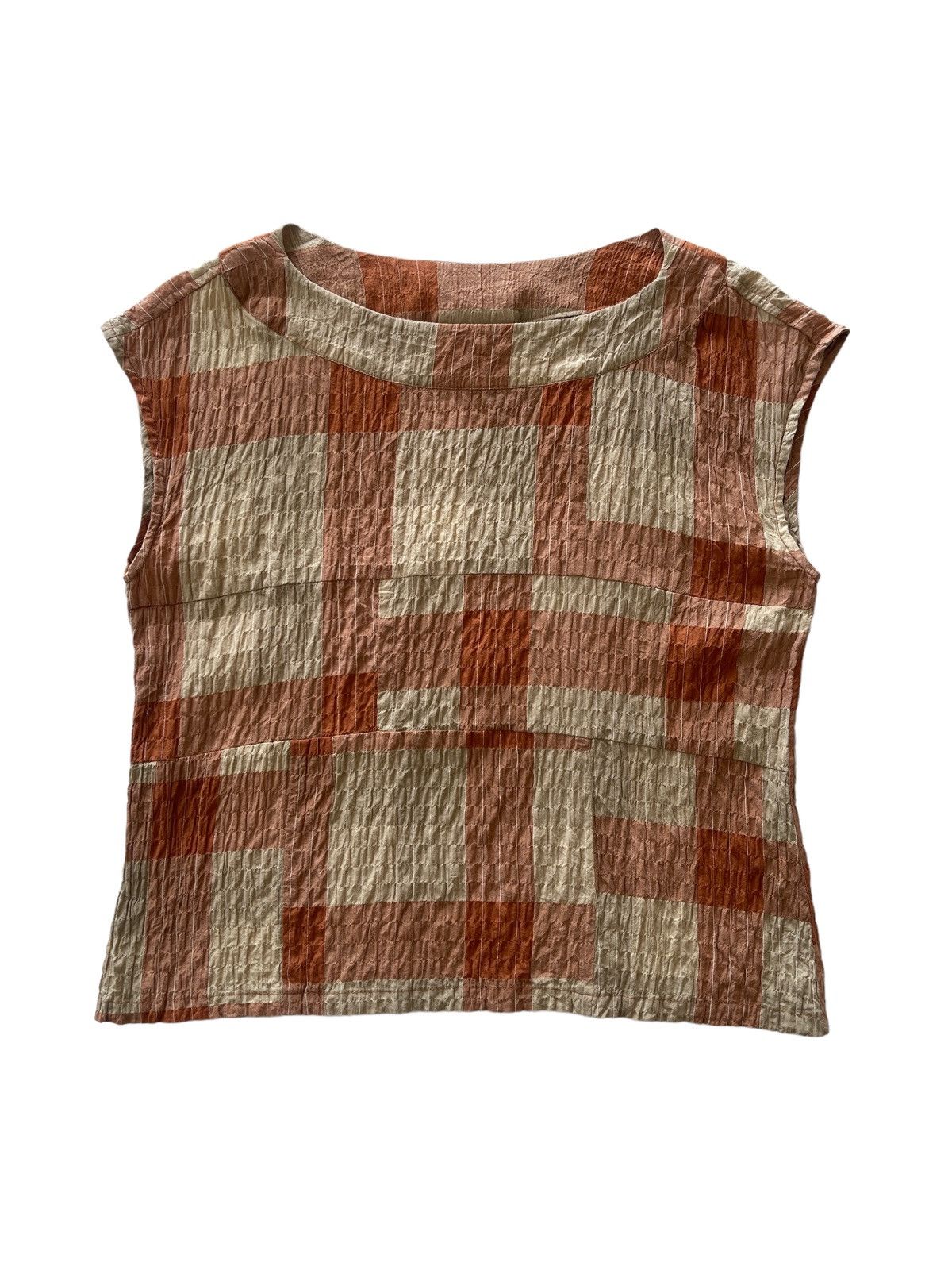 Issey Miyake Sleeveless Tank Tops Cropped Hai Sporting Gear Shirt Size M / US 6-8 / IT 42-44 - 1 Thumbnail