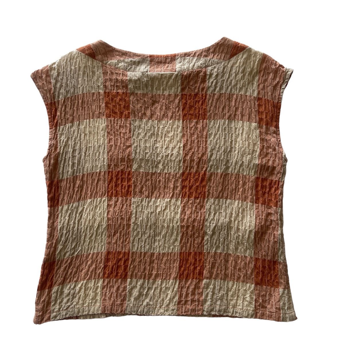 Issey Miyake Sleeveless Tank Tops Cropped Hai Sporting Gear Shirt Size M / US 6-8 / IT 42-44 - 3 Thumbnail