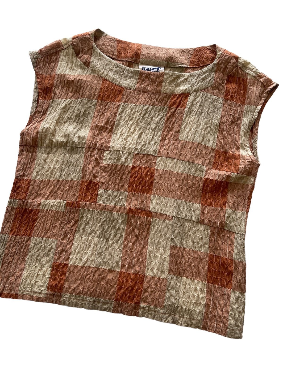 Issey Miyake Sleeveless Tank Tops Cropped Hai Sporting Gear Shirt Size M / US 6-8 / IT 42-44 - 2 Thumbnail