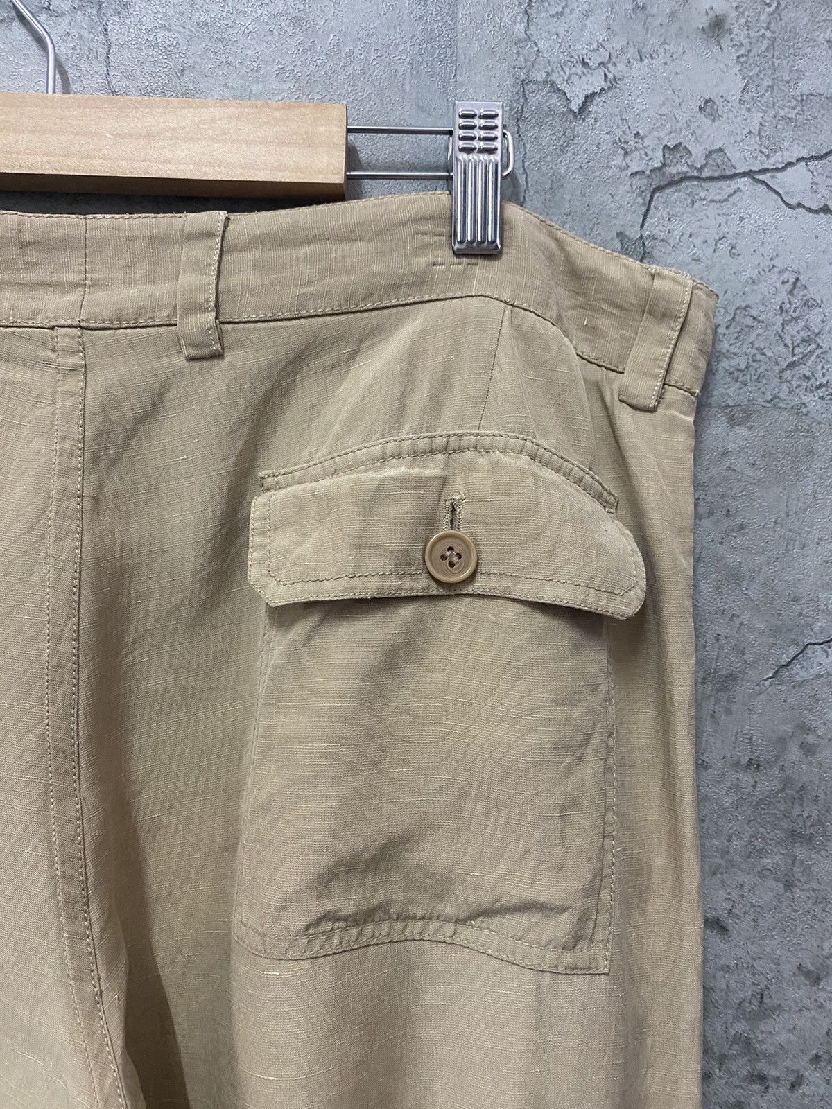 Designer Nanibon Italy Cargo Rayon Easy Pants Loose Fit Pants Size US 32 / EU 48 - 15 Thumbnail