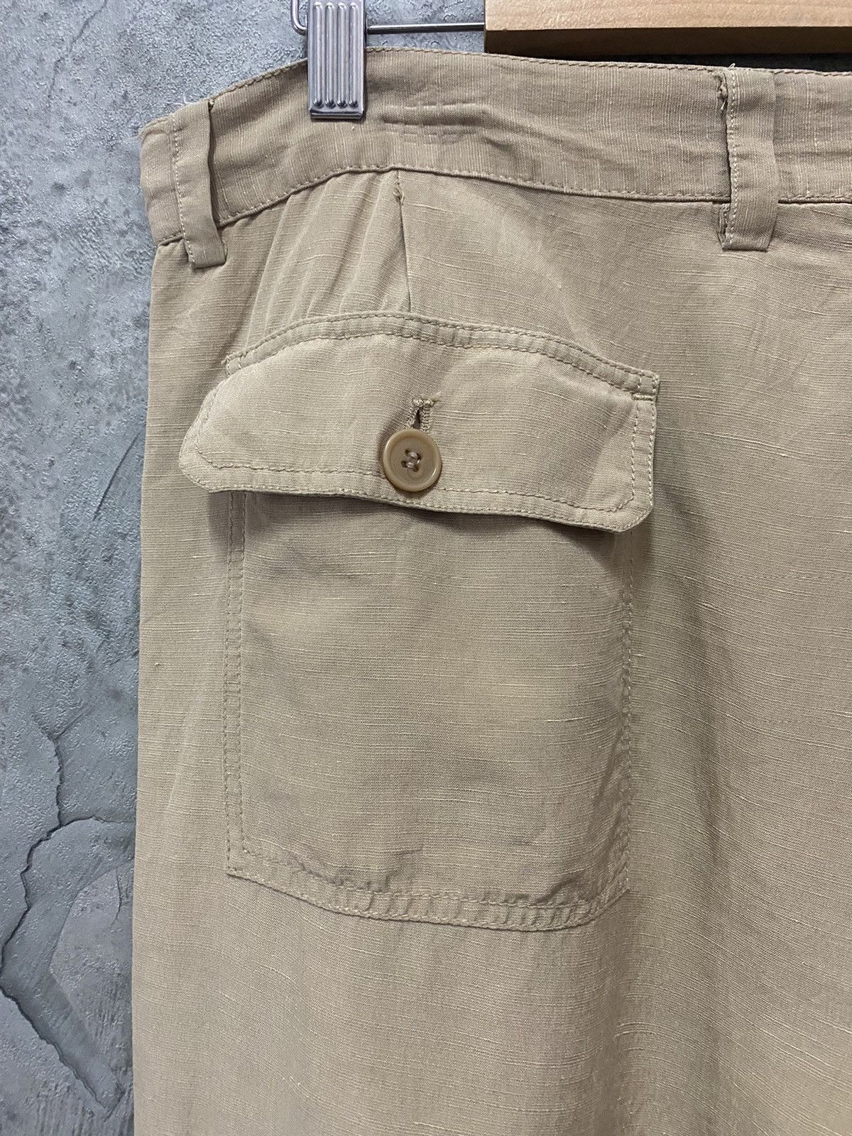 Designer Nanibon Italy Cargo Rayon Easy Pants Loose Fit Pants Size US 32 / EU 48 - 14 Thumbnail