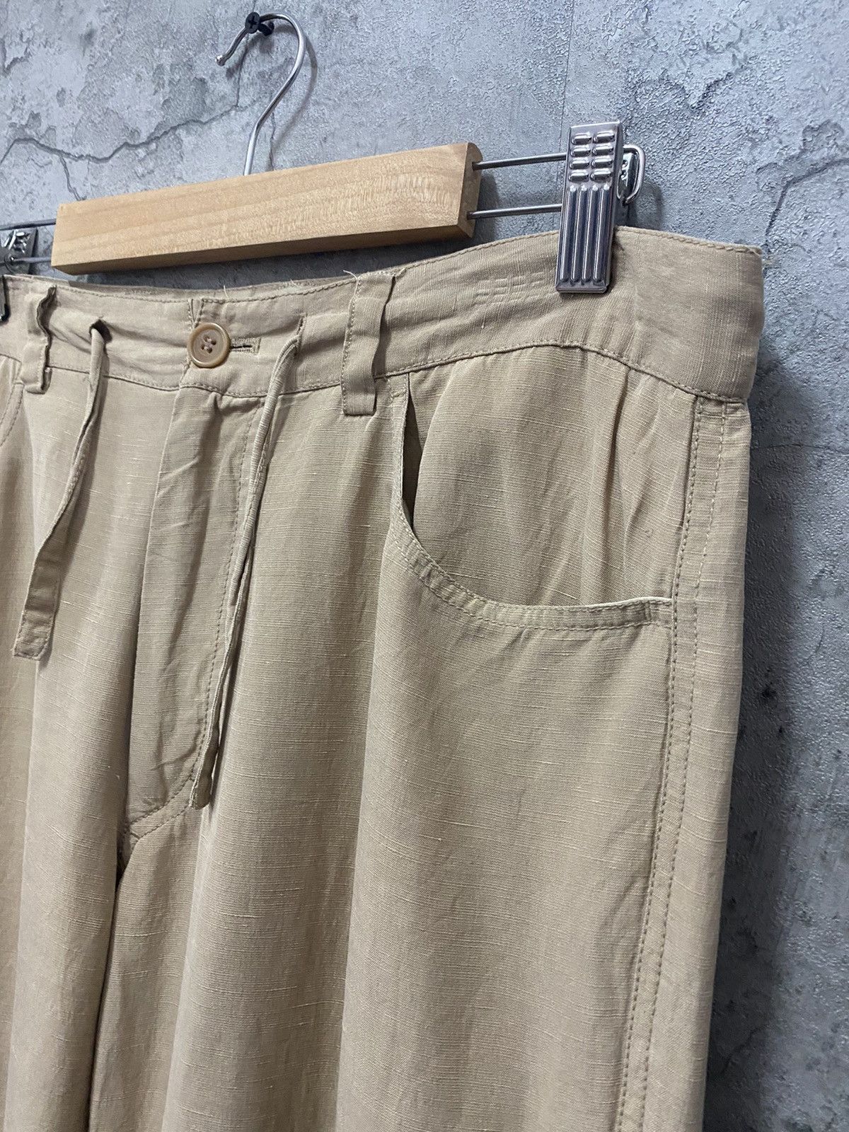Designer Nanibon Italy Cargo Rayon Easy Pants Loose Fit Pants Size US 32 / EU 48 - 8 Thumbnail