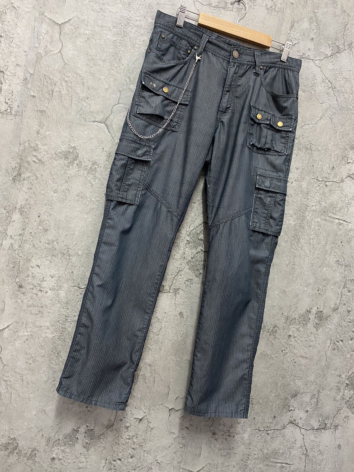 Japanese Brand Mossimo Japan Cargo Technical MultiPocket Pants Lightweight Size US 32 / EU 48 - 3 Thumbnail