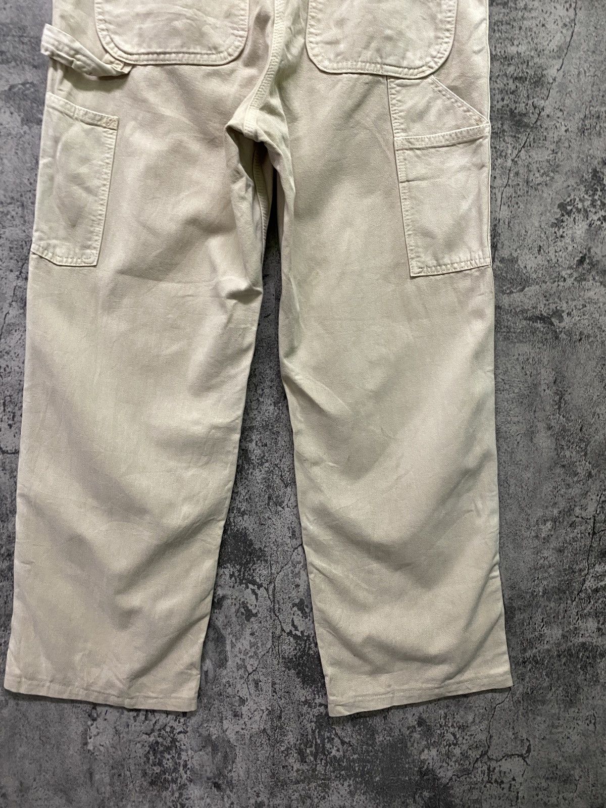 Carhartt CARHARTT Japan Made Carpenter Workwear Cream Colour Pant Size US 34 / EU 50 - 15 Thumbnail