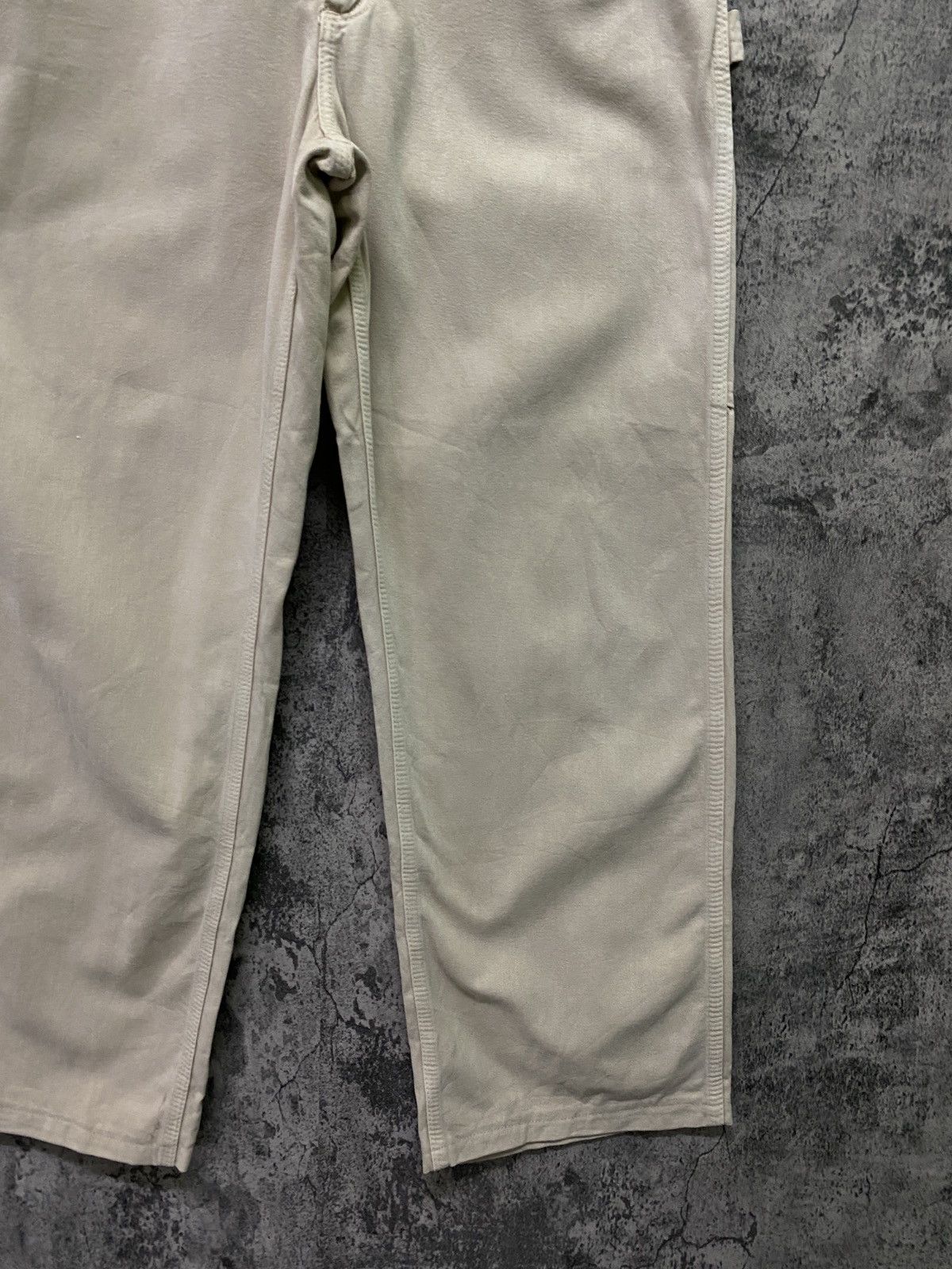 Carhartt CARHARTT Japan Made Carpenter Workwear Cream Colour Pant Size US 34 / EU 50 - 7 Thumbnail