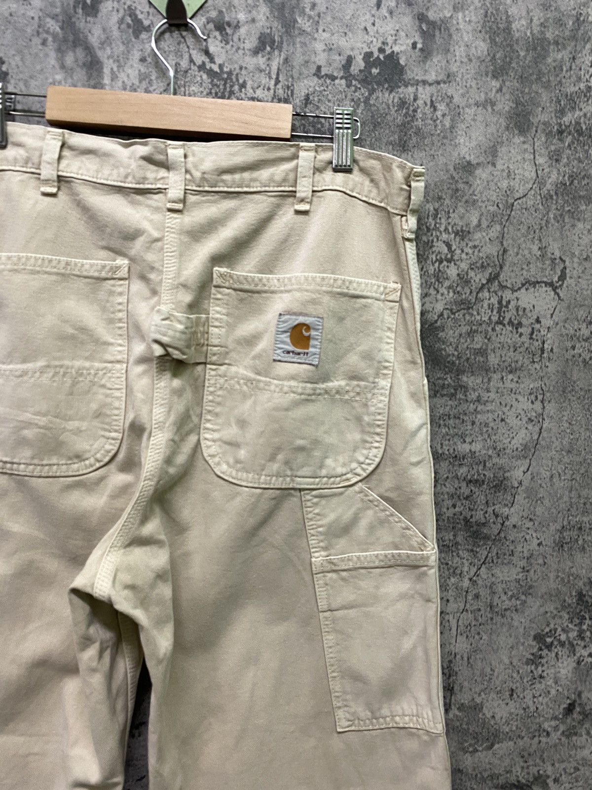 Carhartt CARHARTT Japan Made Carpenter Workwear Cream Colour Pant Size US 34 / EU 50 - 12 Thumbnail