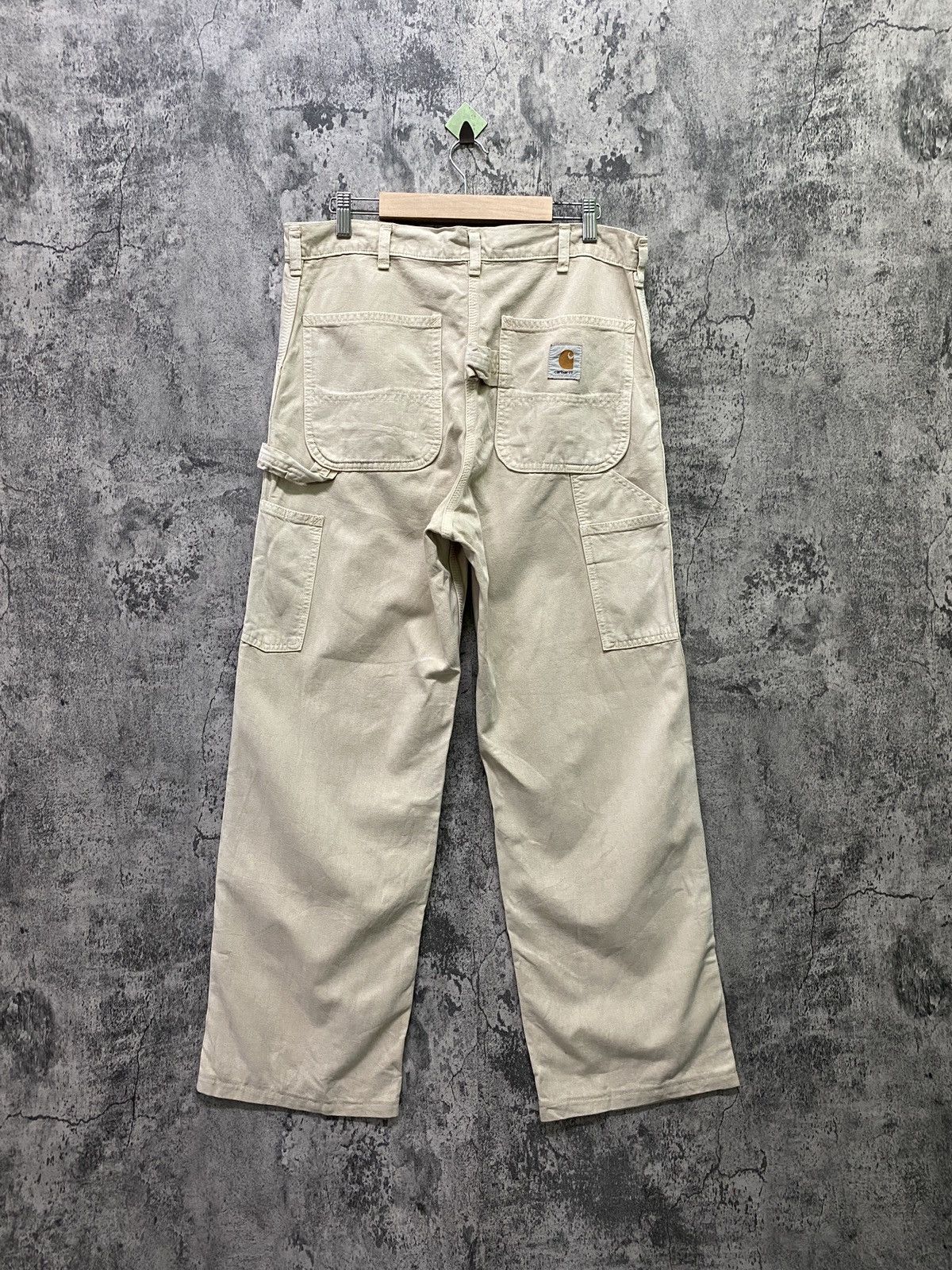 Carhartt CARHARTT Japan Made Carpenter Workwear Cream Colour Pant Size US 34 / EU 50 - 1 Thumbnail