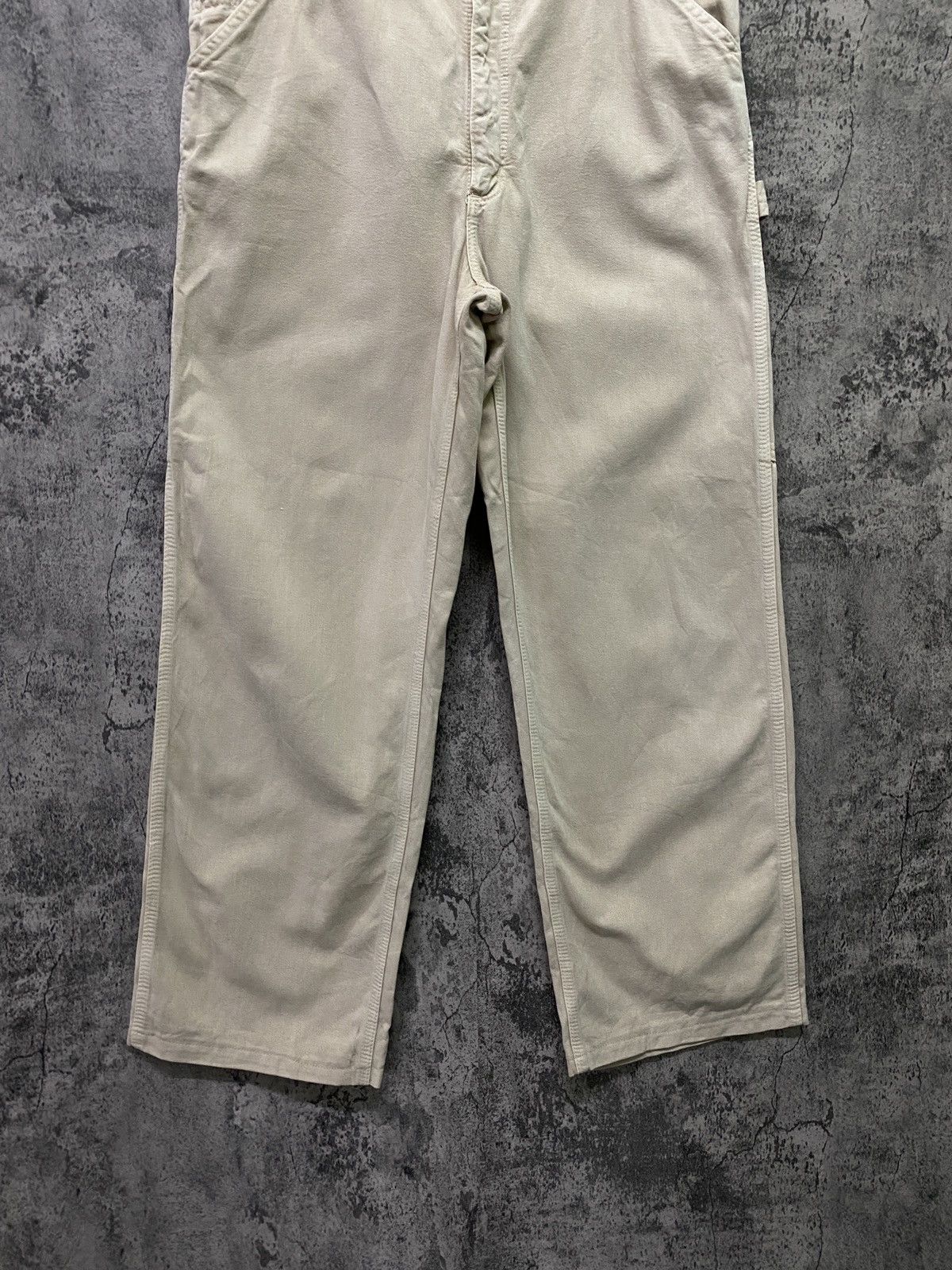Carhartt CARHARTT Japan Made Carpenter Workwear Cream Colour Pant Size US 34 / EU 50 - 8 Thumbnail