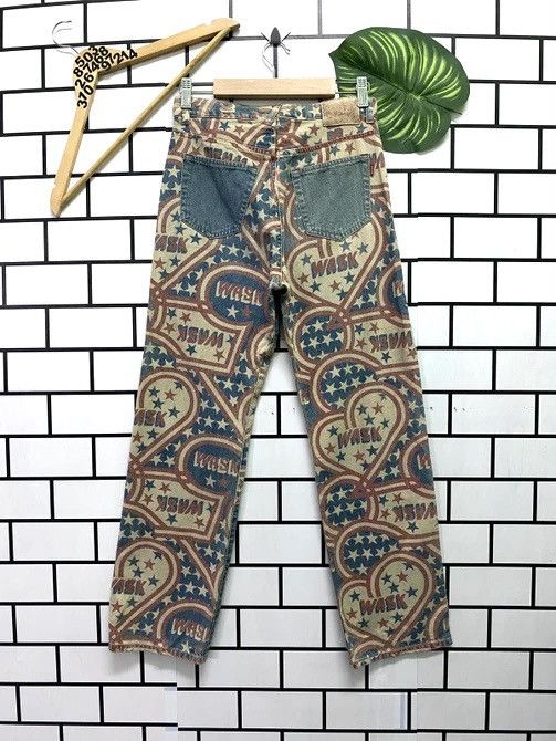 Designer × Japanese Brand Japan WASK Hybrid Jeans inspired Hysteric Glamour Pants Size US 26 / EU 42 - 2 Thumbnail