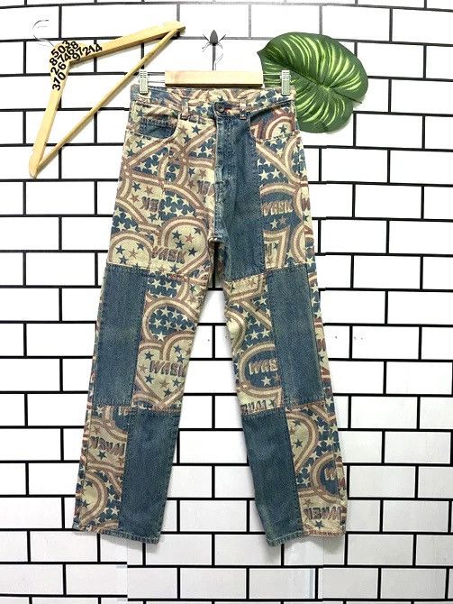 Designer × Japanese Brand Japan WASK Hybrid Jeans inspired Hysteric Glamour Pants Size US 26 / EU 42 - 1 Thumbnail