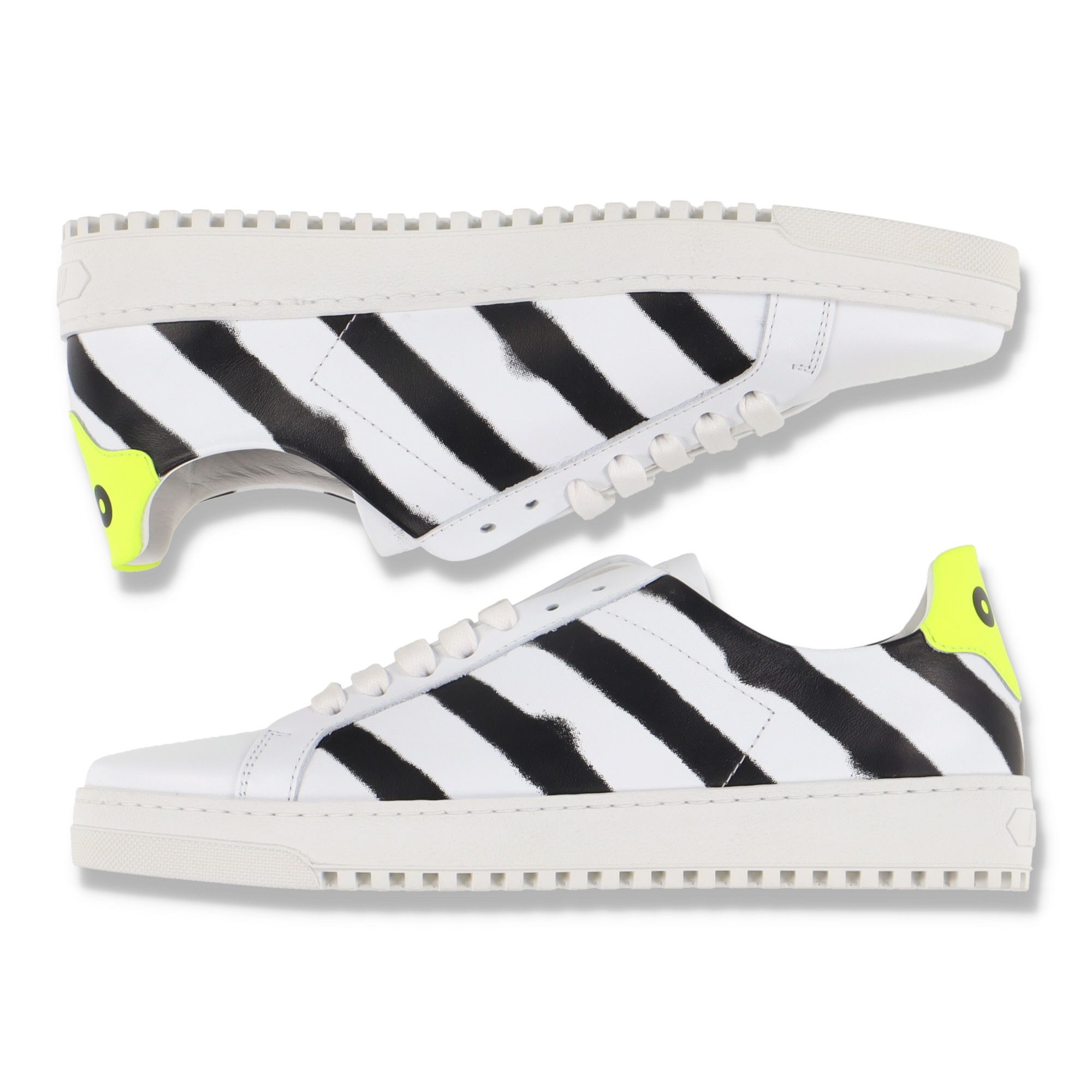 Off-White White Spray Diagonals Sneakers Size US 7 / IT 37 - 4 Thumbnail