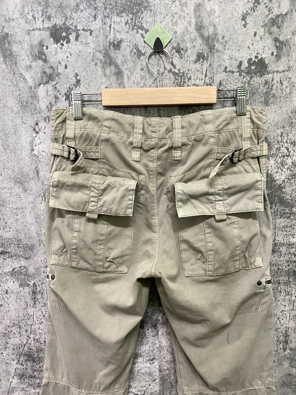 Japanese Brand × Uniqlo UNIQLO Cargo Pant Combat Distressed Tactical Parachute Pants Size US 30 / EU 46 - 14 Thumbnail
