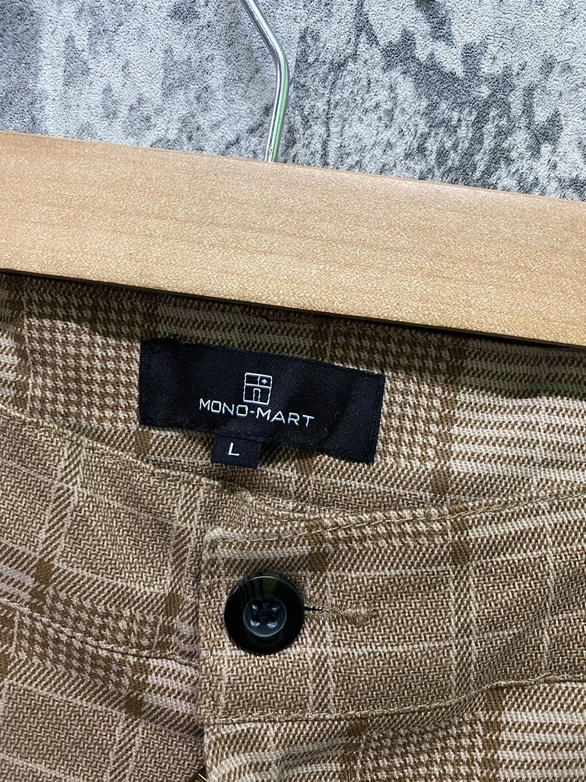 Designer × Japanese Brand Checker Tartan Plaid MONO-MART Skinny Pant Size US 32 / EU 48 - 9 Thumbnail