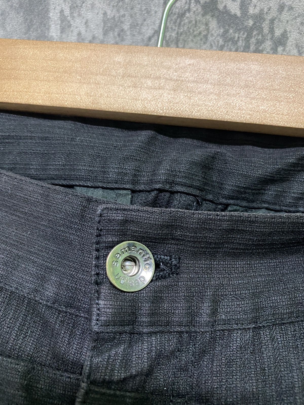 Japanese Brand Japan SEMANTIC DESIGN Double Waist Faded Striped Pants Size US 31 - 11 Thumbnail