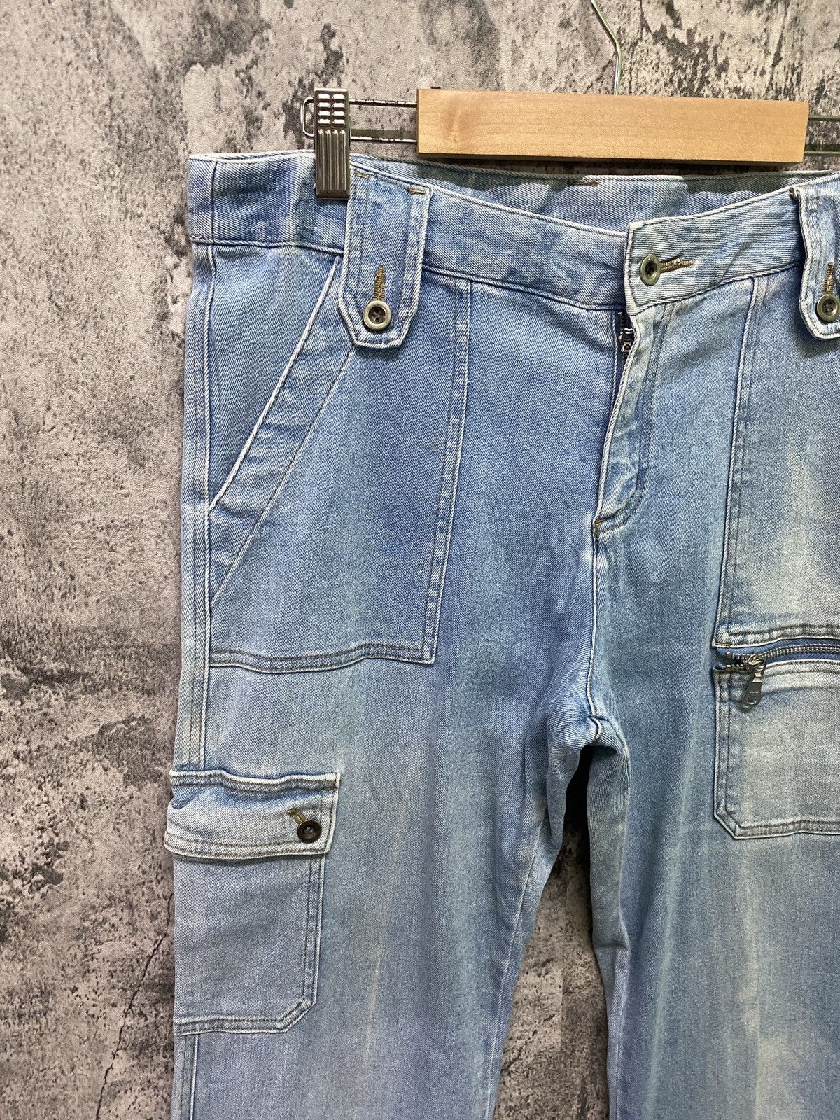 Japanese Brand Japan Otto Collection Flared Multi-pocket Bush Pant Denim Size US 32 / EU 48 - 9 Thumbnail