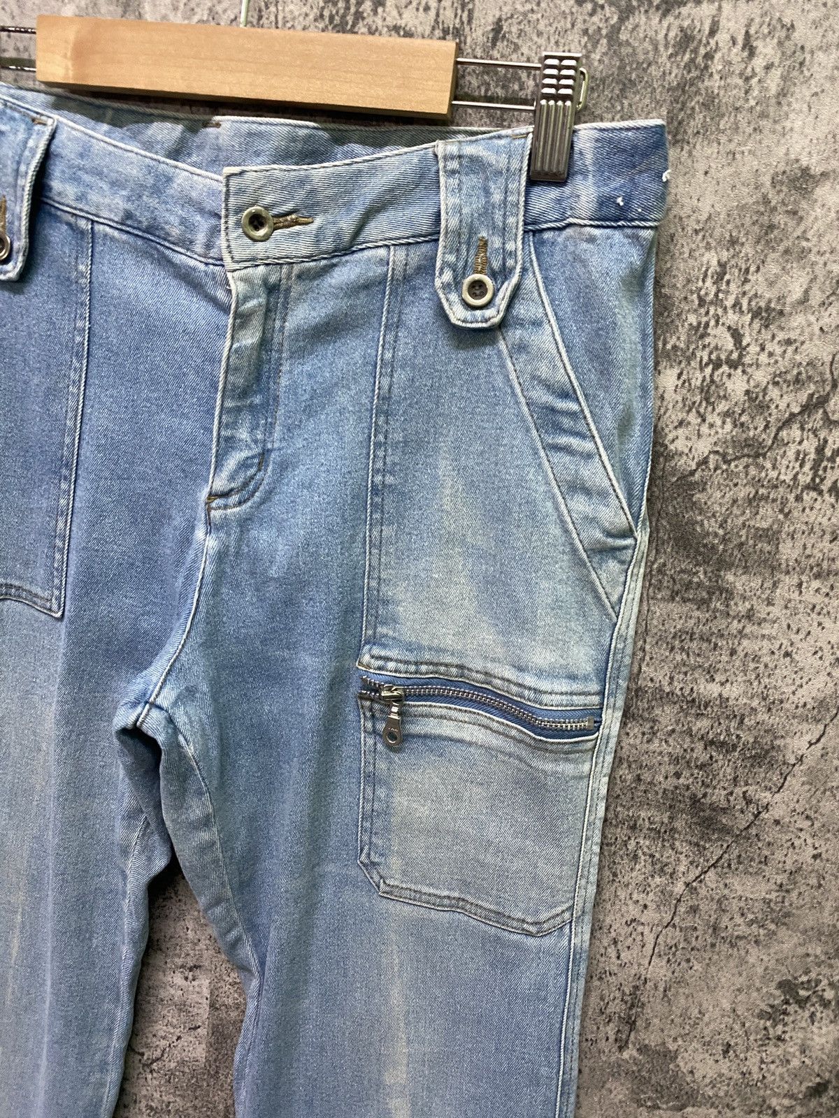Japanese Brand Japan Otto Collection Flared Multi-pocket Bush Pant Denim Size US 32 / EU 48 - 10 Thumbnail