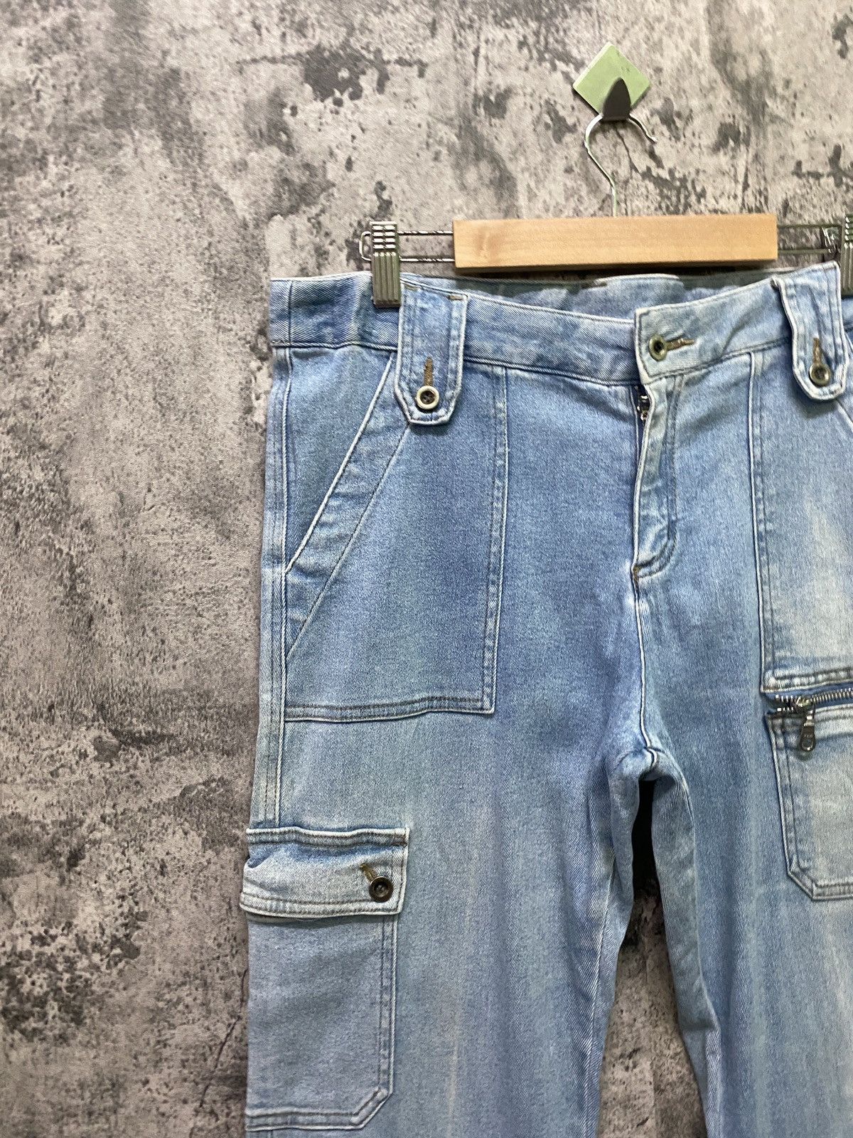 Japanese Brand Japan Otto Collection Flared Multi-pocket Bush Pant Denim Size US 32 / EU 48 - 4 Thumbnail