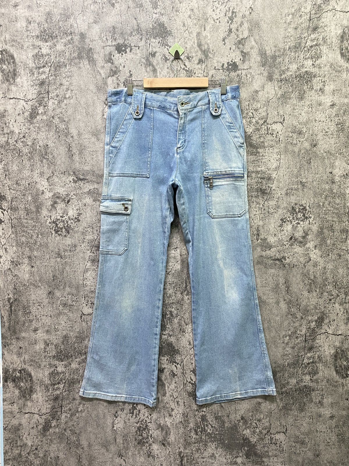 Japanese Brand Japan Otto Collection Flared Multi-pocket Bush Pant Denim Size US 32 / EU 48 - 1 Thumbnail