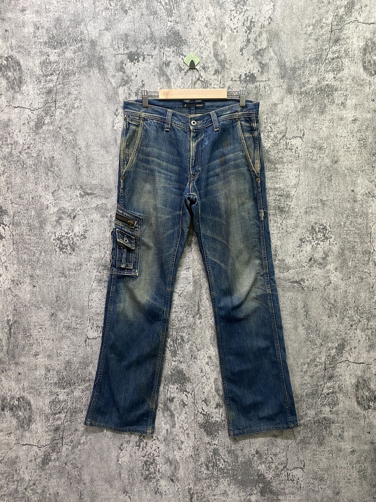 Japanese Brand JOHNBULL Japan Cargo Multipocket Distressed Jeans Size US 30 / EU 46 - 1 Thumbnail