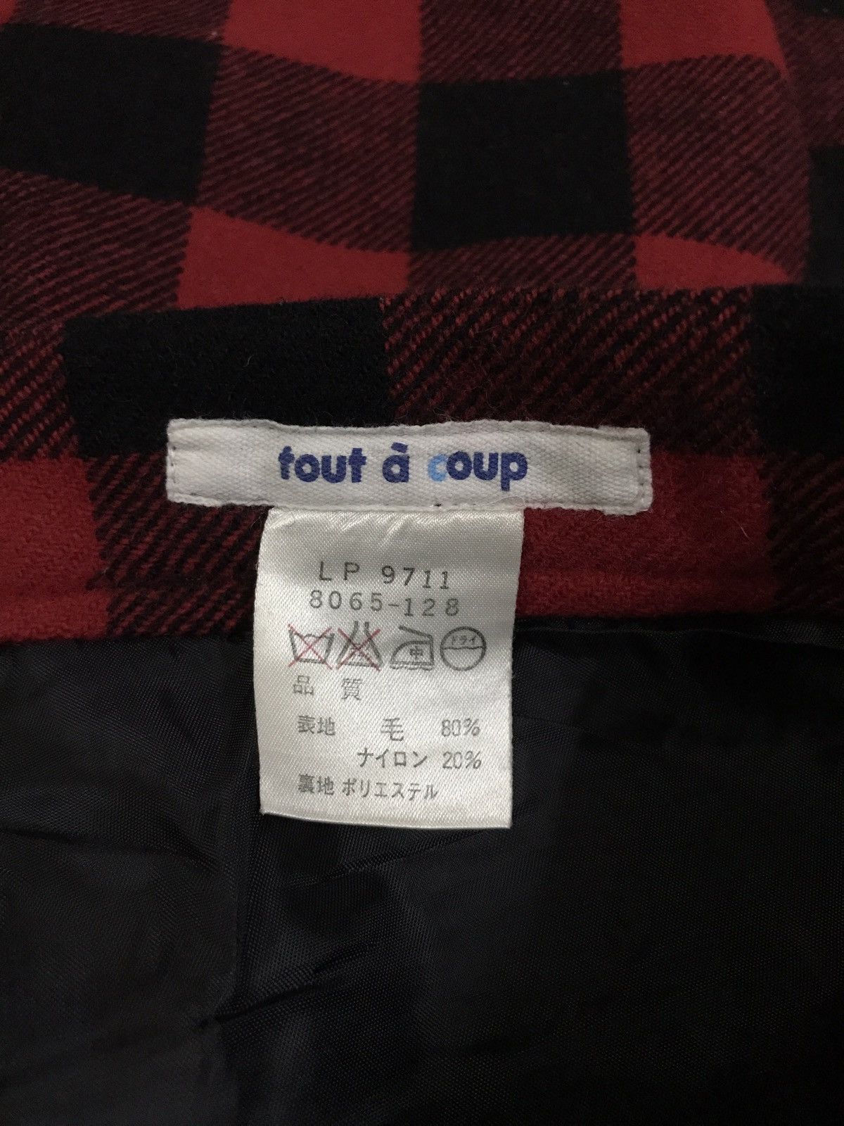 Malcolm McLaren × Seditionaries × Vintage Japanese Brand Tout A Coup Seditionaries Wool Tartan Pants Size US 26 / EU 42 - 5 Thumbnail