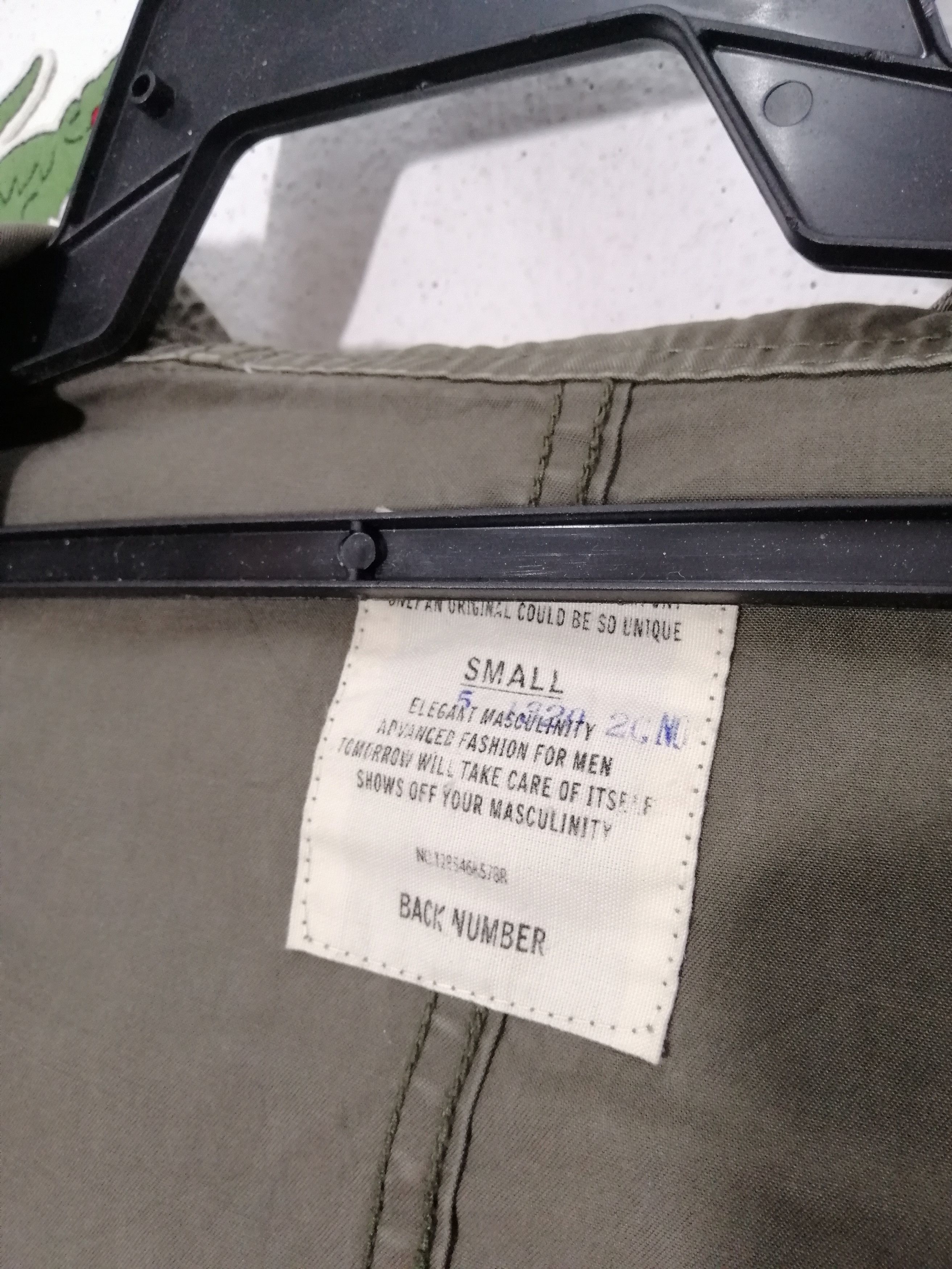 Japanese Brand × Other BACK NUMBER HOODIE MILITARY JACKET Size US S / EU 44-46 / 1 - 5 Thumbnail