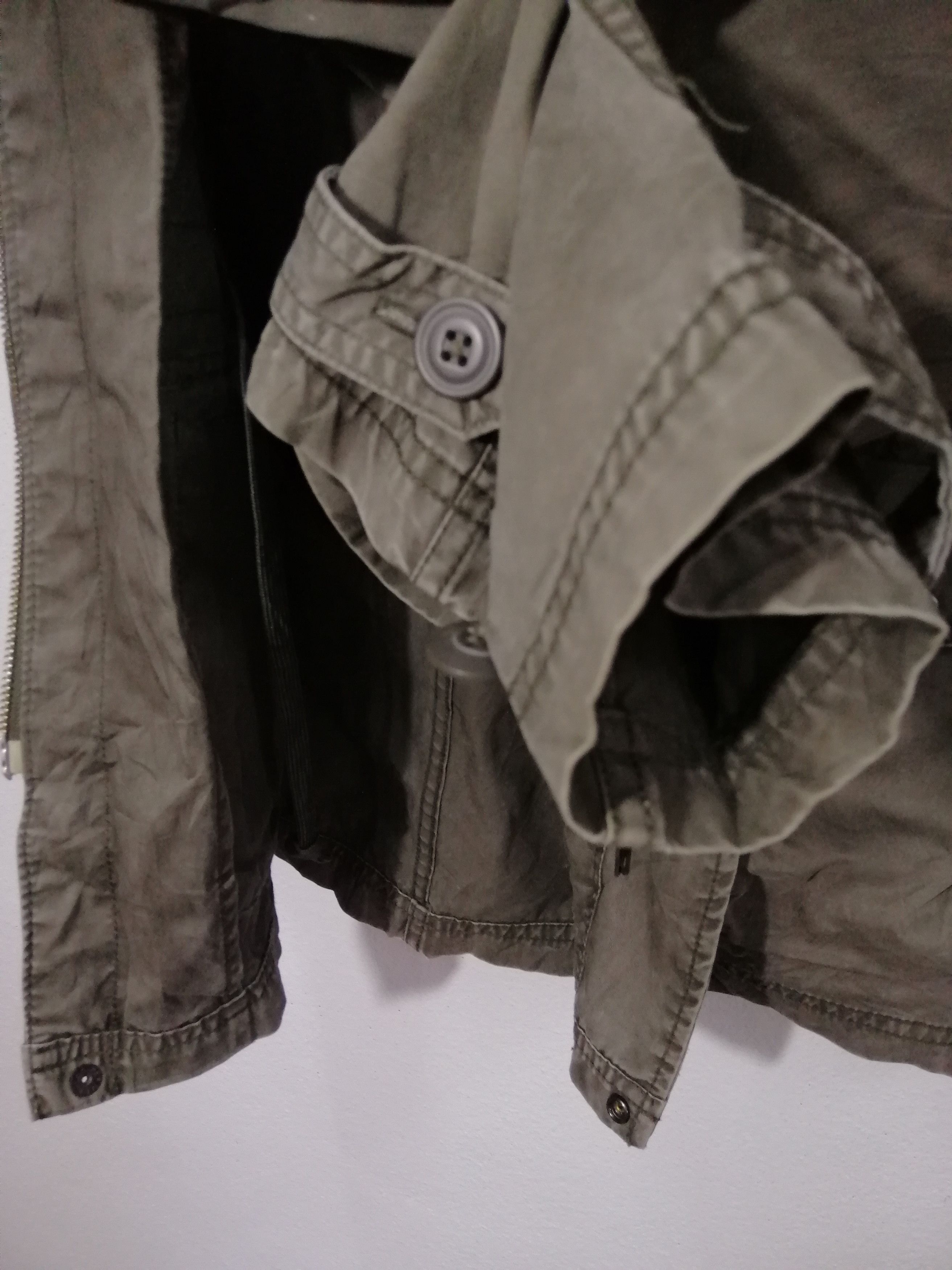 Japanese Brand × Other BACK NUMBER HOODIE MILITARY JACKET Size US S / EU 44-46 / 1 - 2 Thumbnail