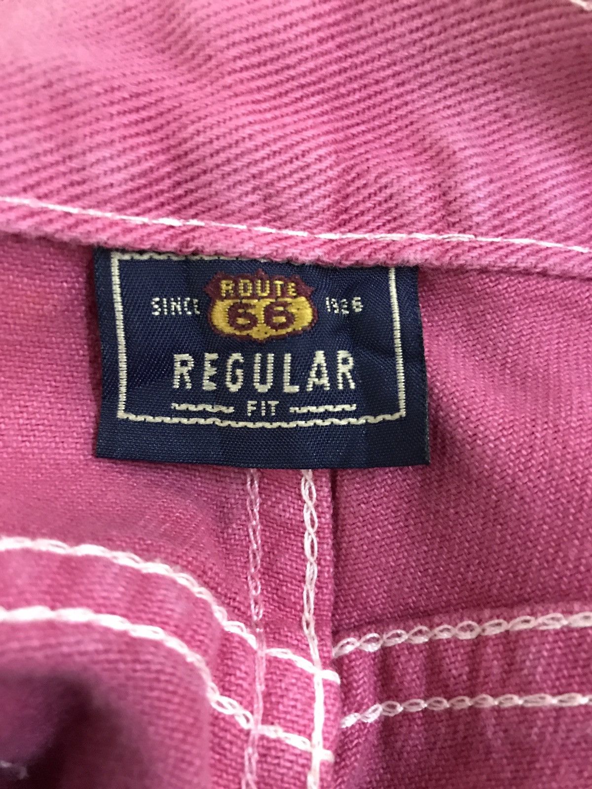 Route 66 × Vintage American Vintage Route 66 Very Dope Fire Pants Size US 29 - 7 Thumbnail