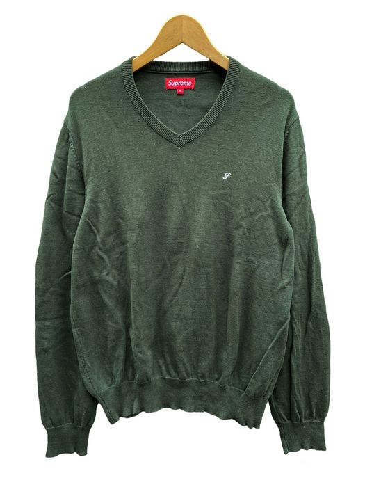 Supreme FW11 Supreme V Neck Sweater Kurt Cobain Style | Grailed